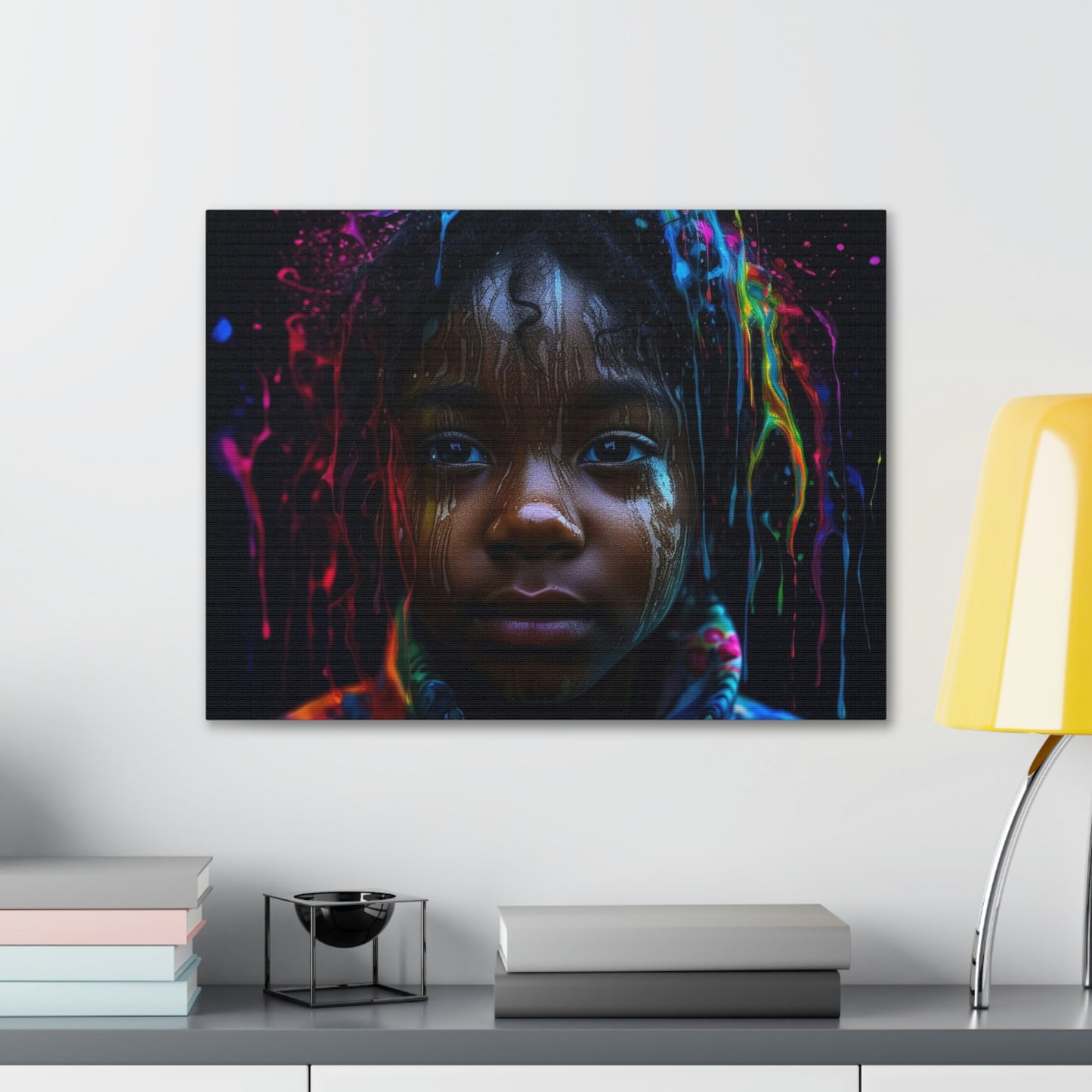 Canvas Gallery Wraps Kid Color Rain 4