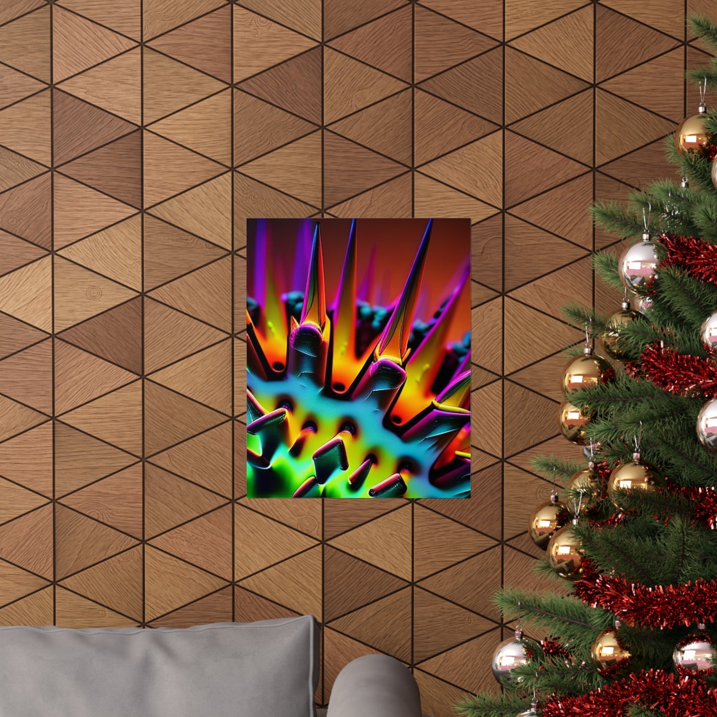 posters  Macro Neon Spike 4