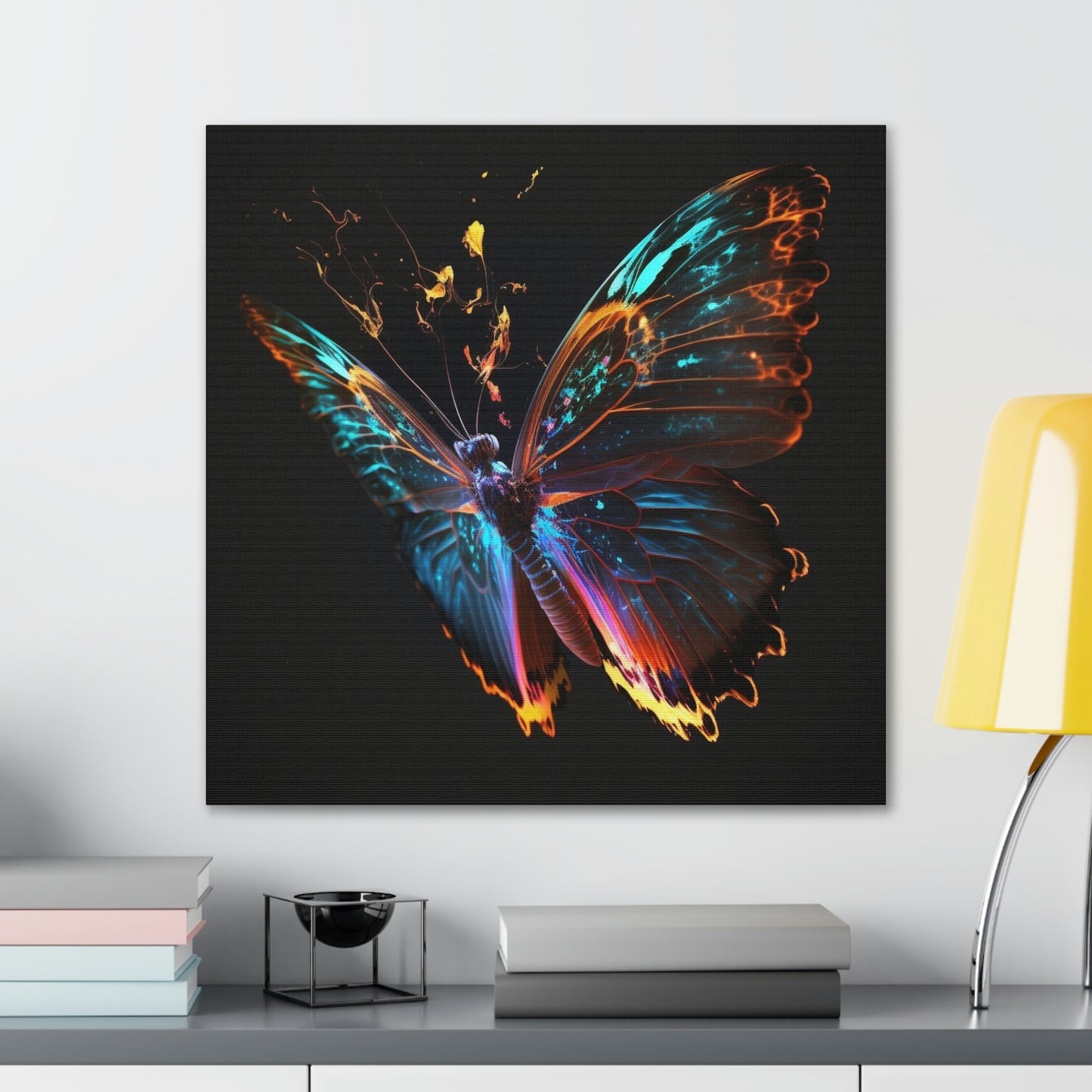 Butterfly glow neon