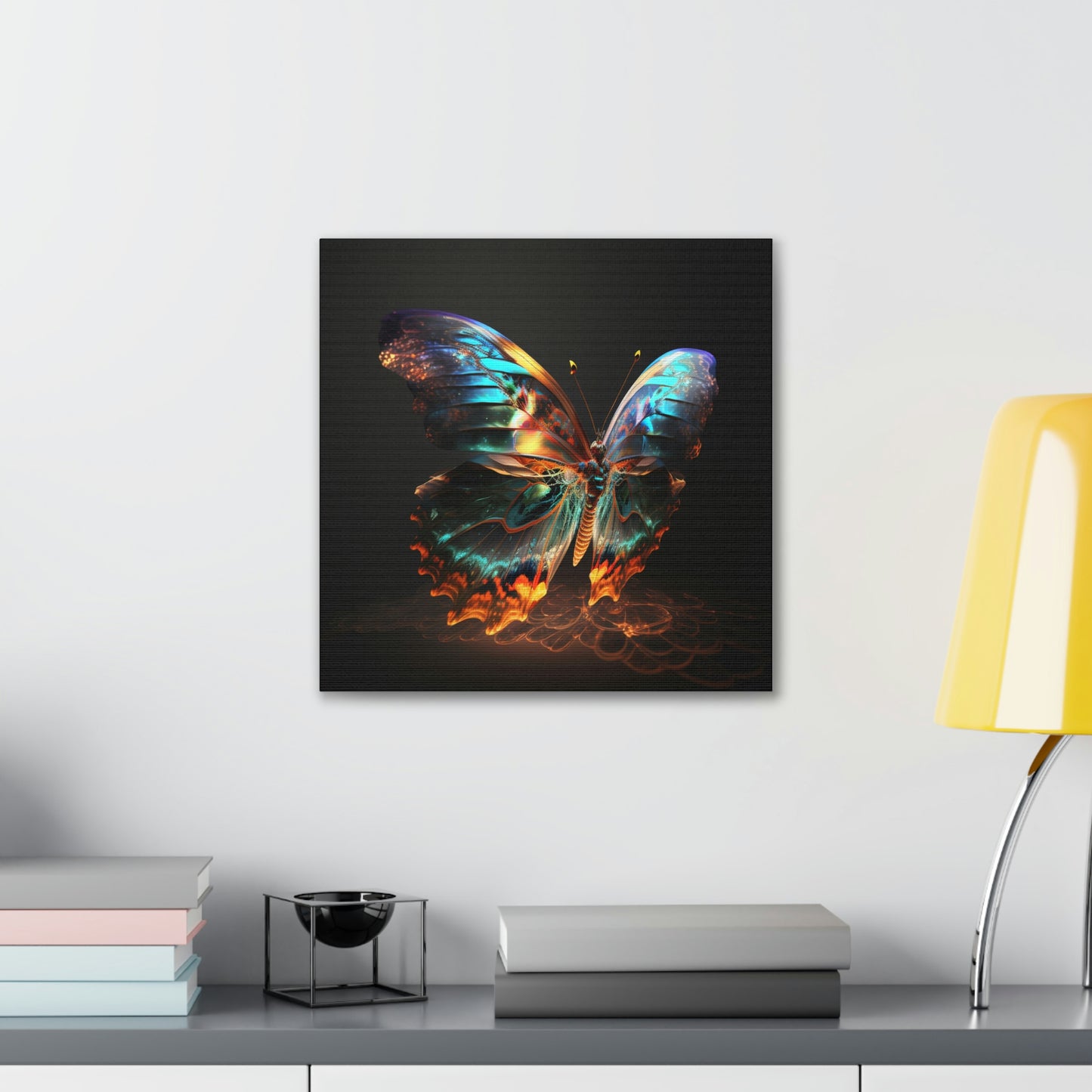 Butterfly florescent glow