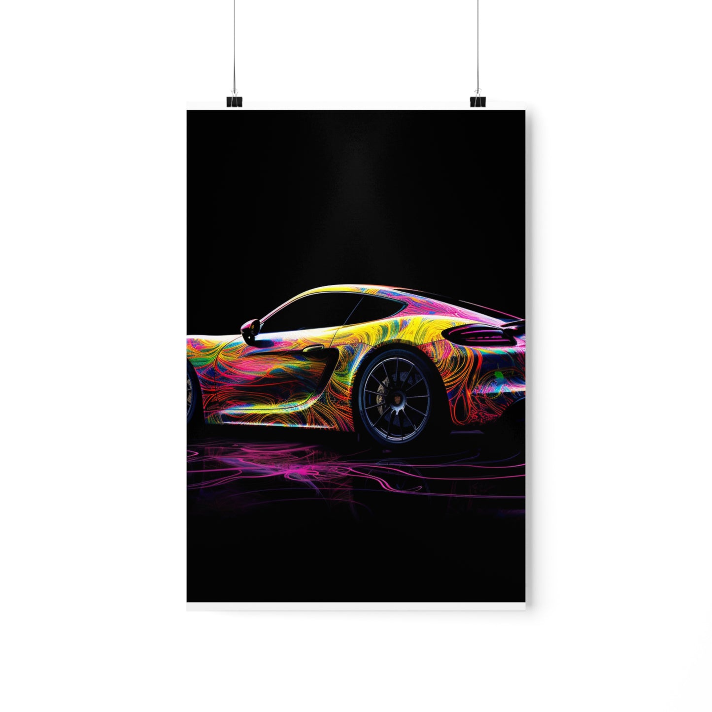 Premium Matte Vertical Posters Porsche Flair 4