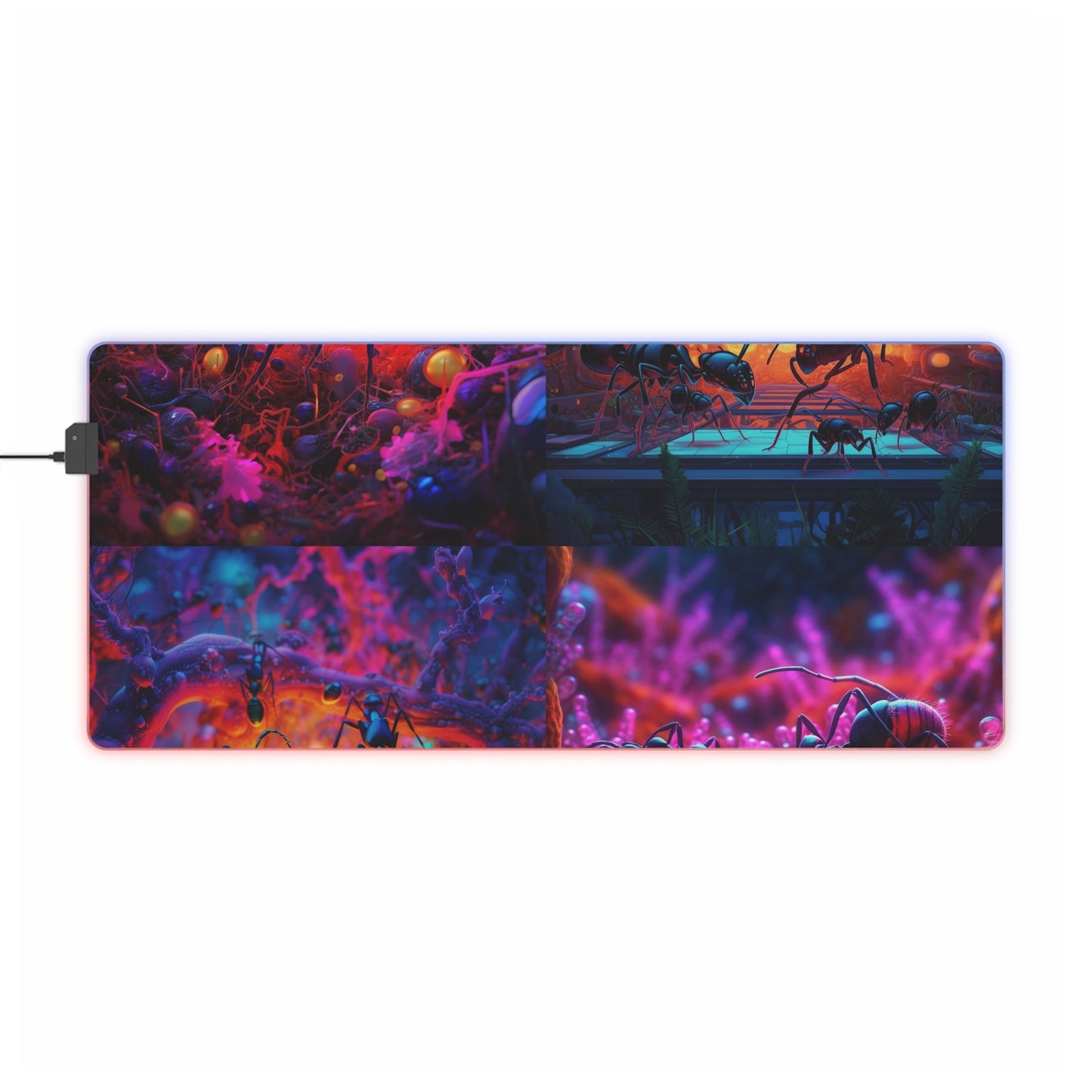 LED Gaming Mouse Pad Ants Home 5