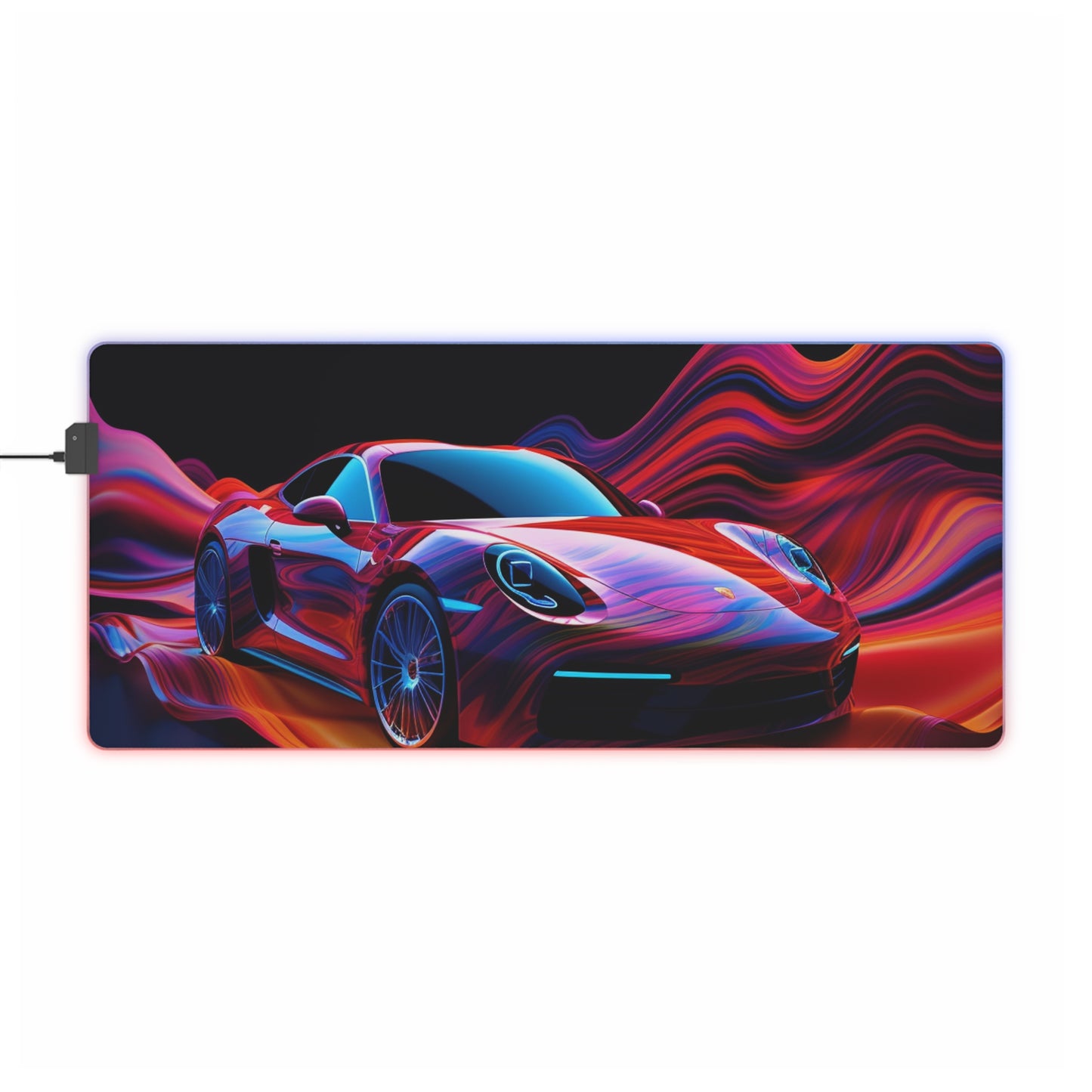 LED Gaming Mouse Pad Porsche Water Fusion 4