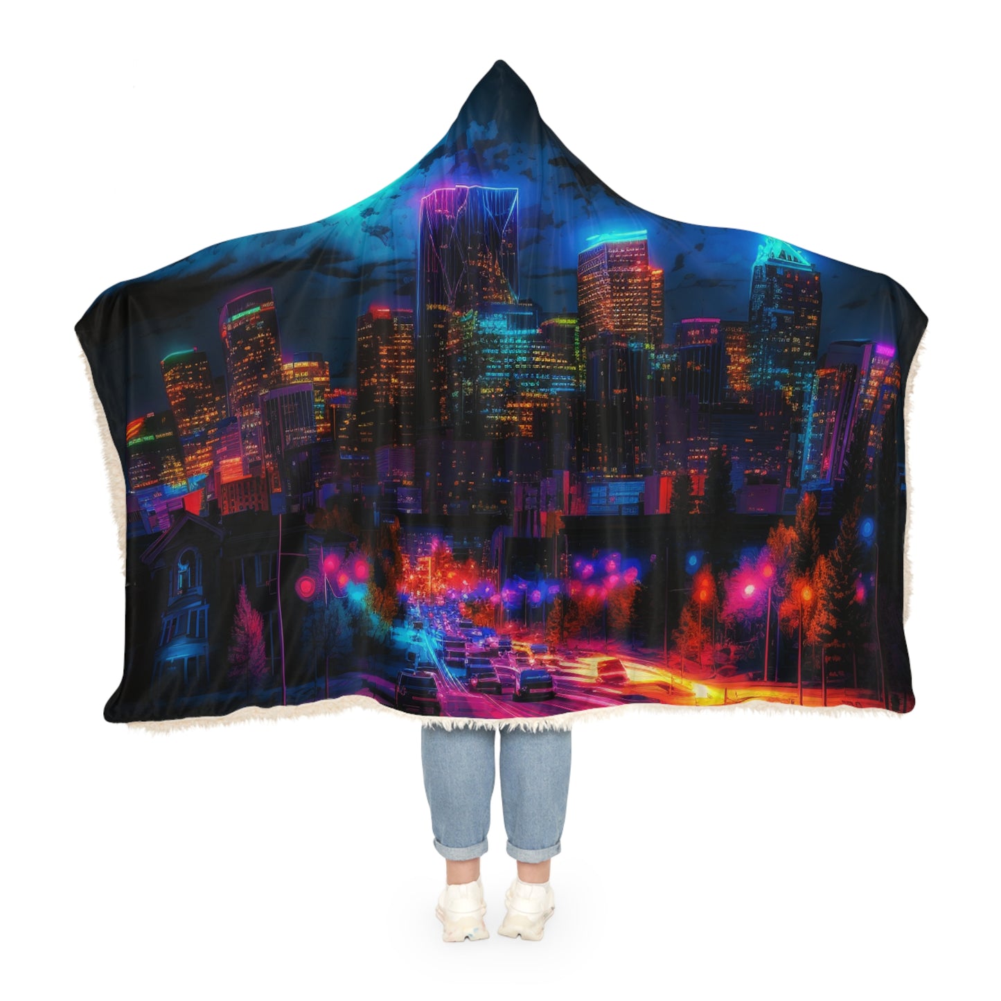 Snuggle Blanket Neon Denver 4