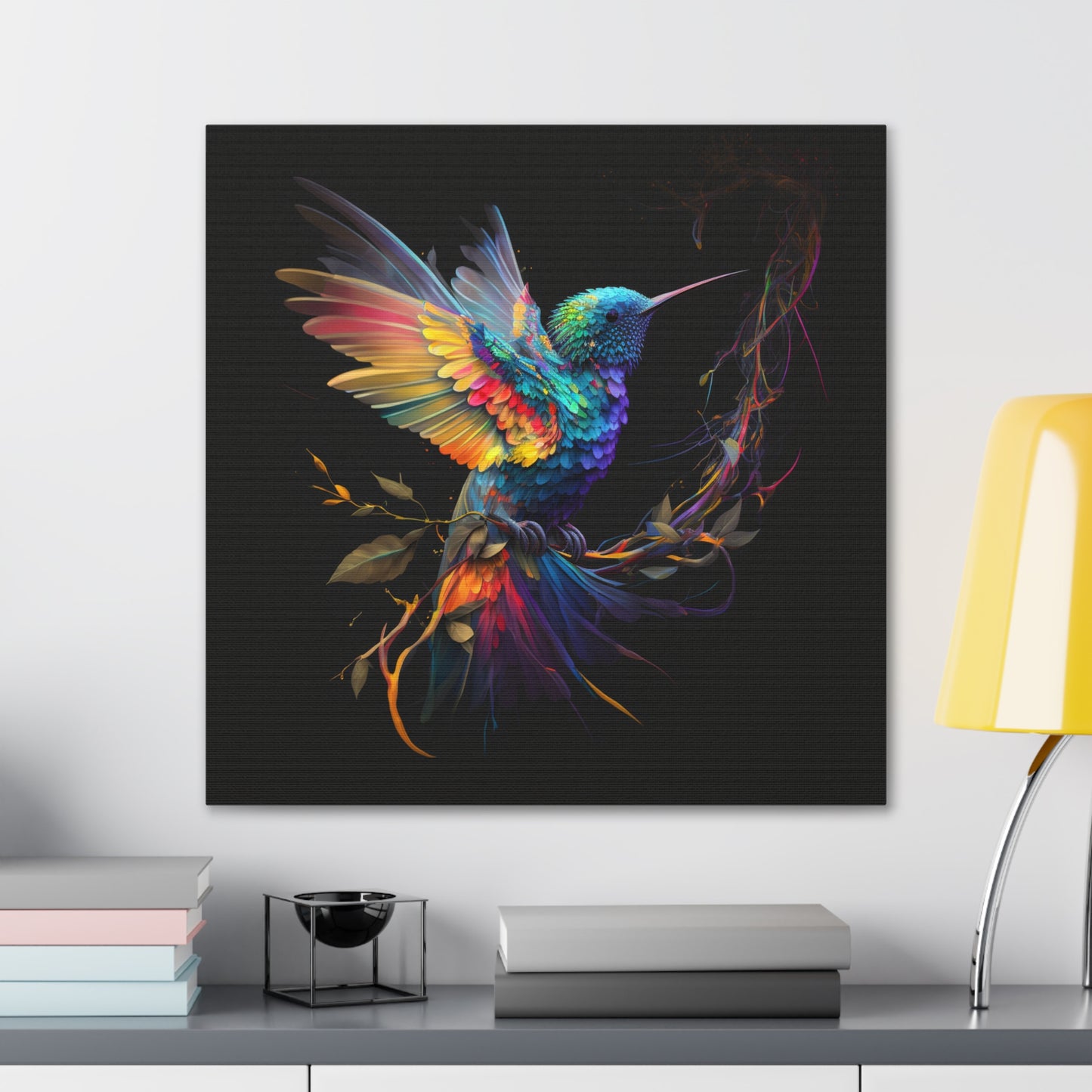 Colorful hummingbird flair