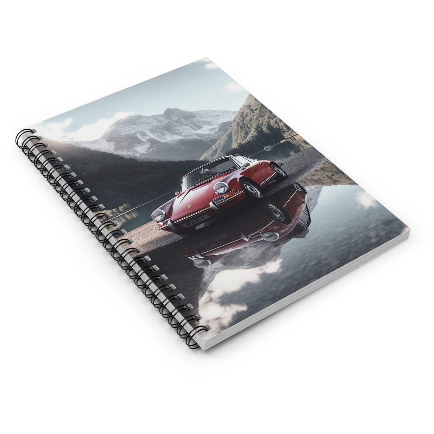 Spiral Notebook - Ruled Line Porsche Lake 4