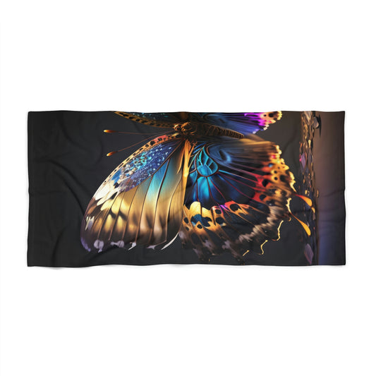 Beach Towel Colorful Butterfly Fluttering 4