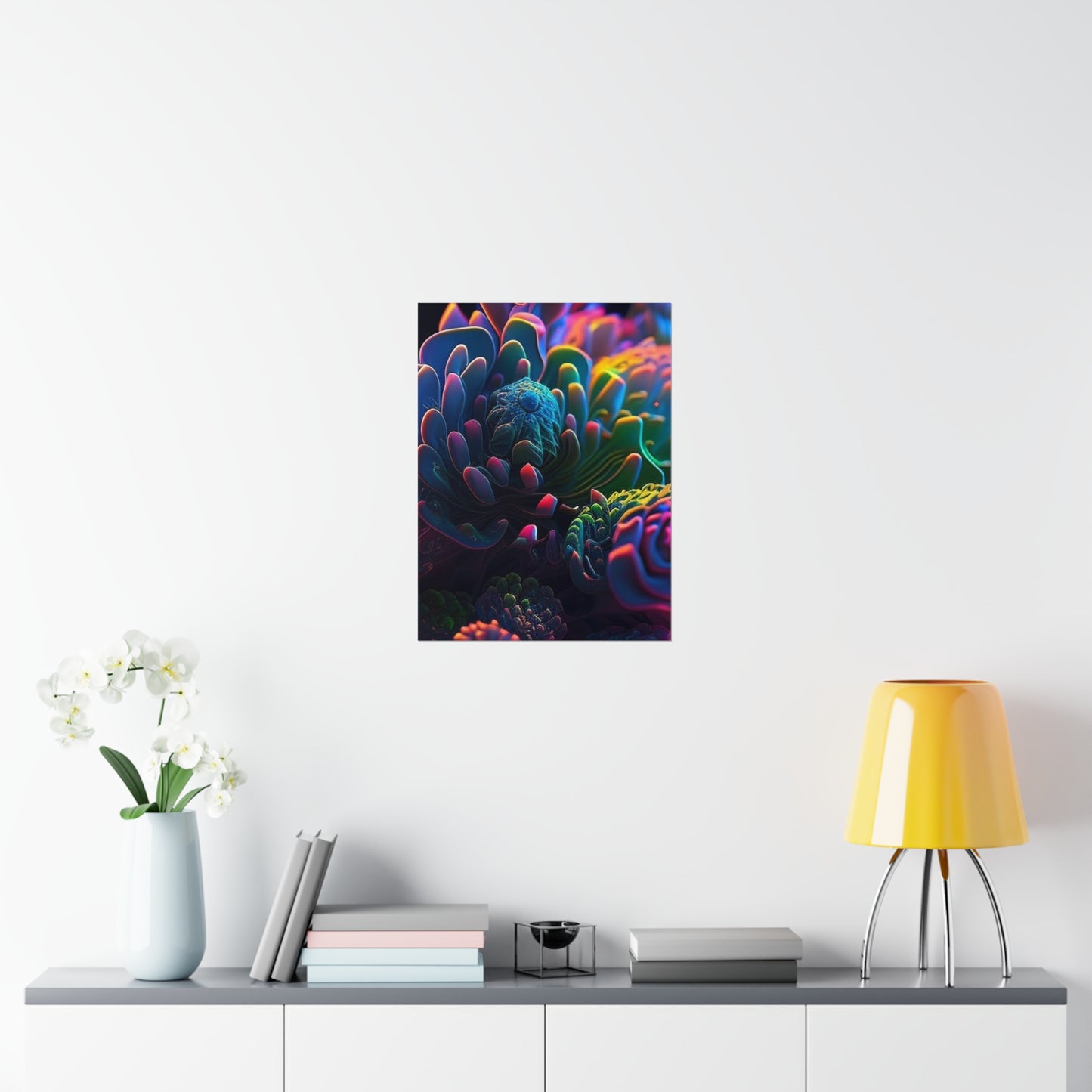 Premium Matte Vertical Posters Ocean Life Macro 4