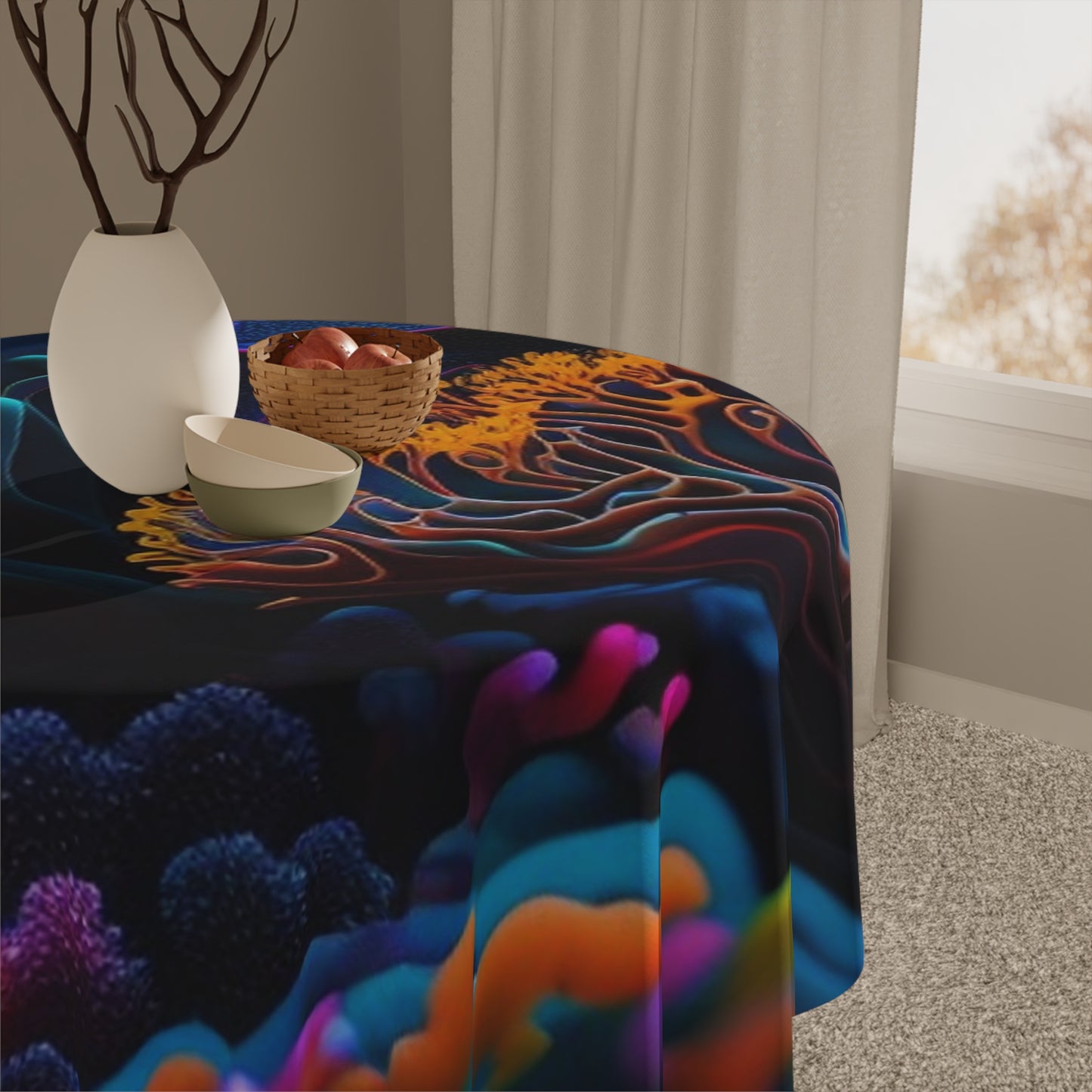 Tablecloth Macro Coral Reef 2
