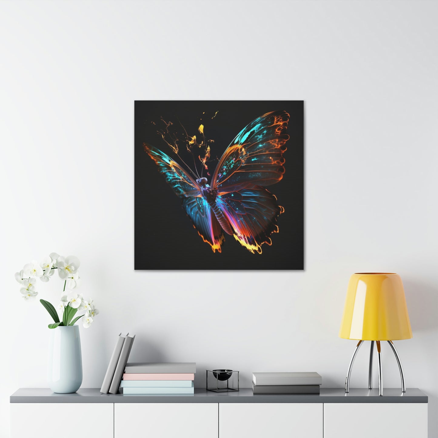 Butterfly glow neon