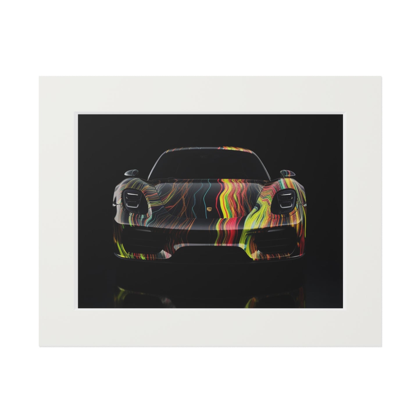 Fine Art Prints (Passepartout Paper Frame) Porsche Line 2
