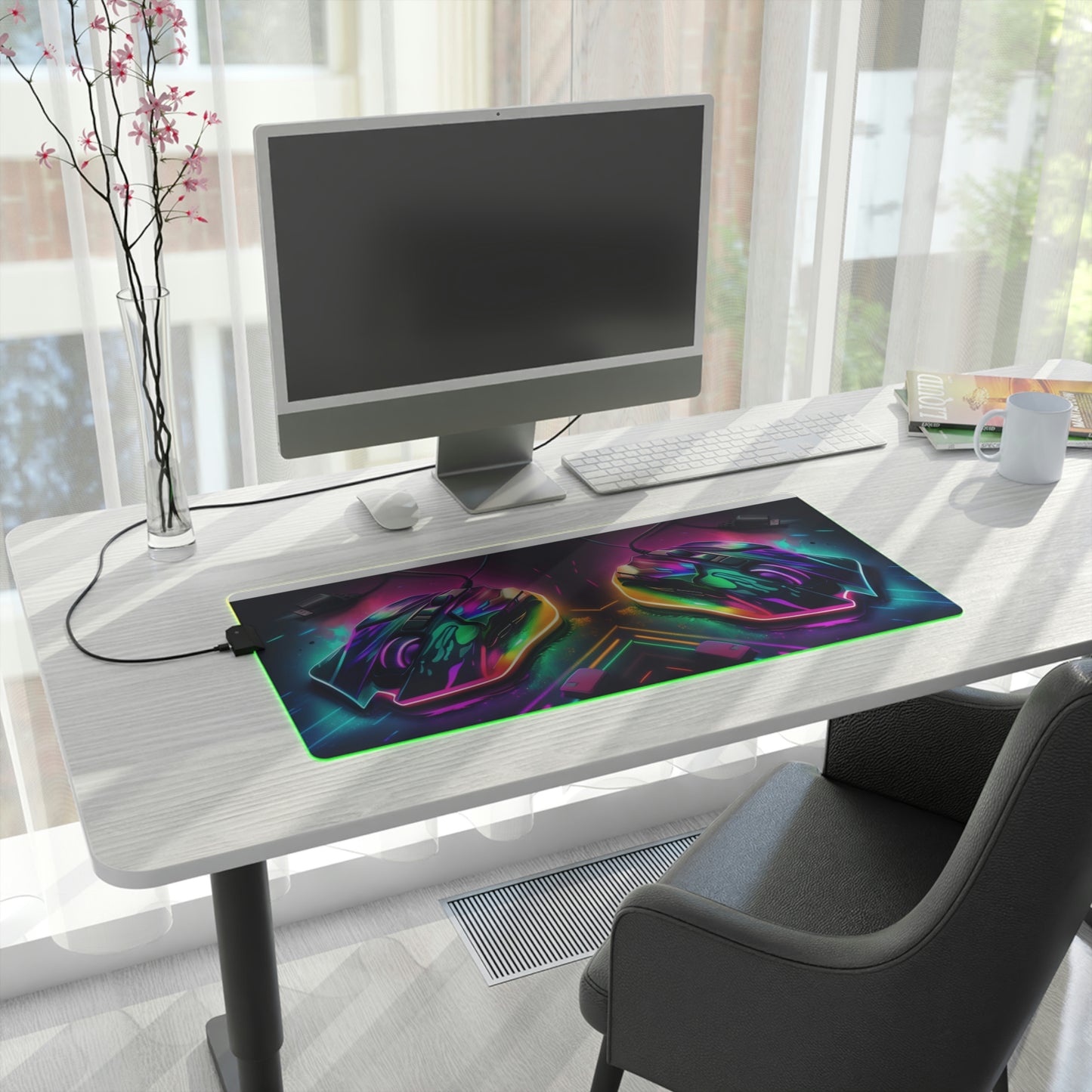 LED Gaming Mouse Pad Gaming Mouse 4