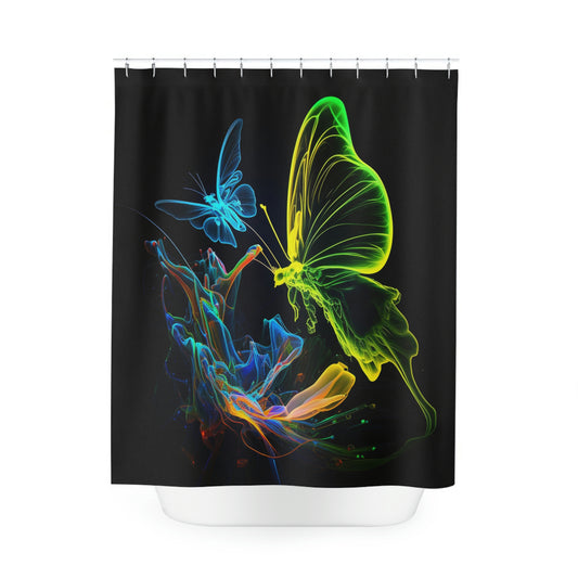 Polyester Shower Curtain glow fusion 1