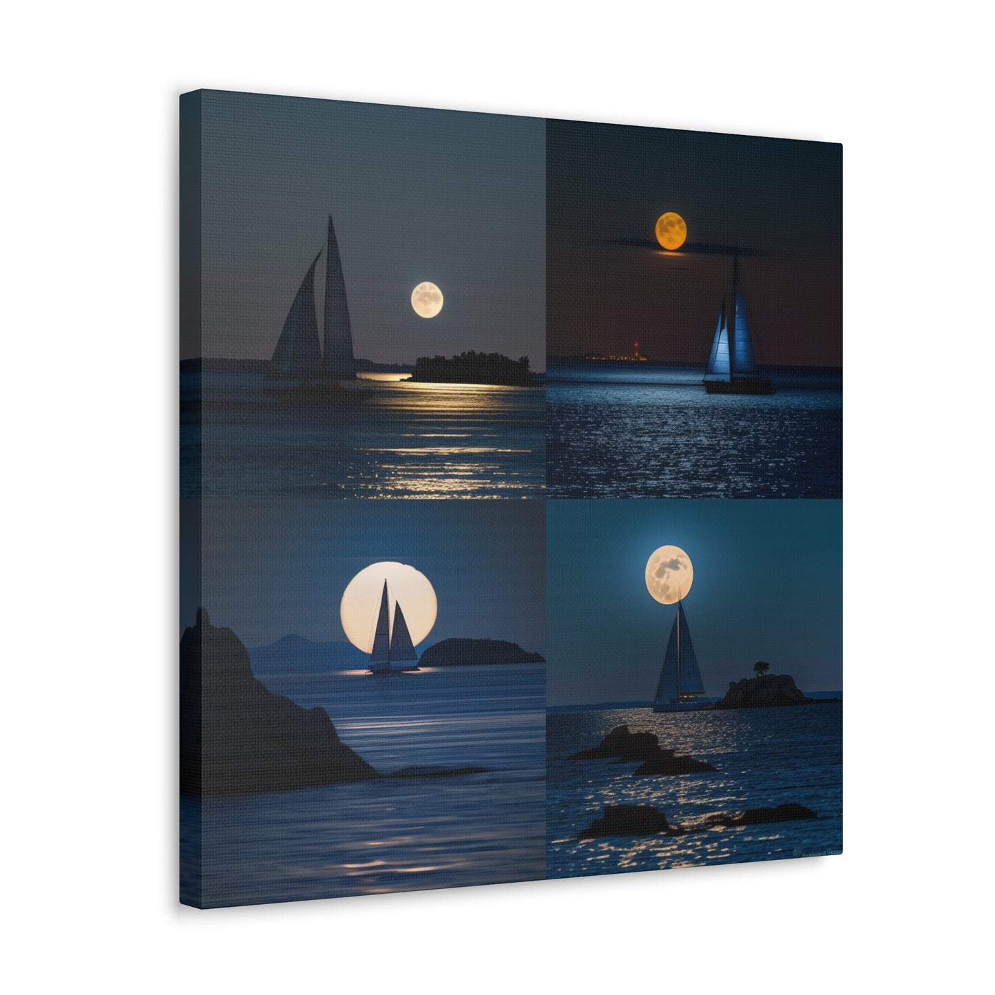 Sailboat Moon 4 pack