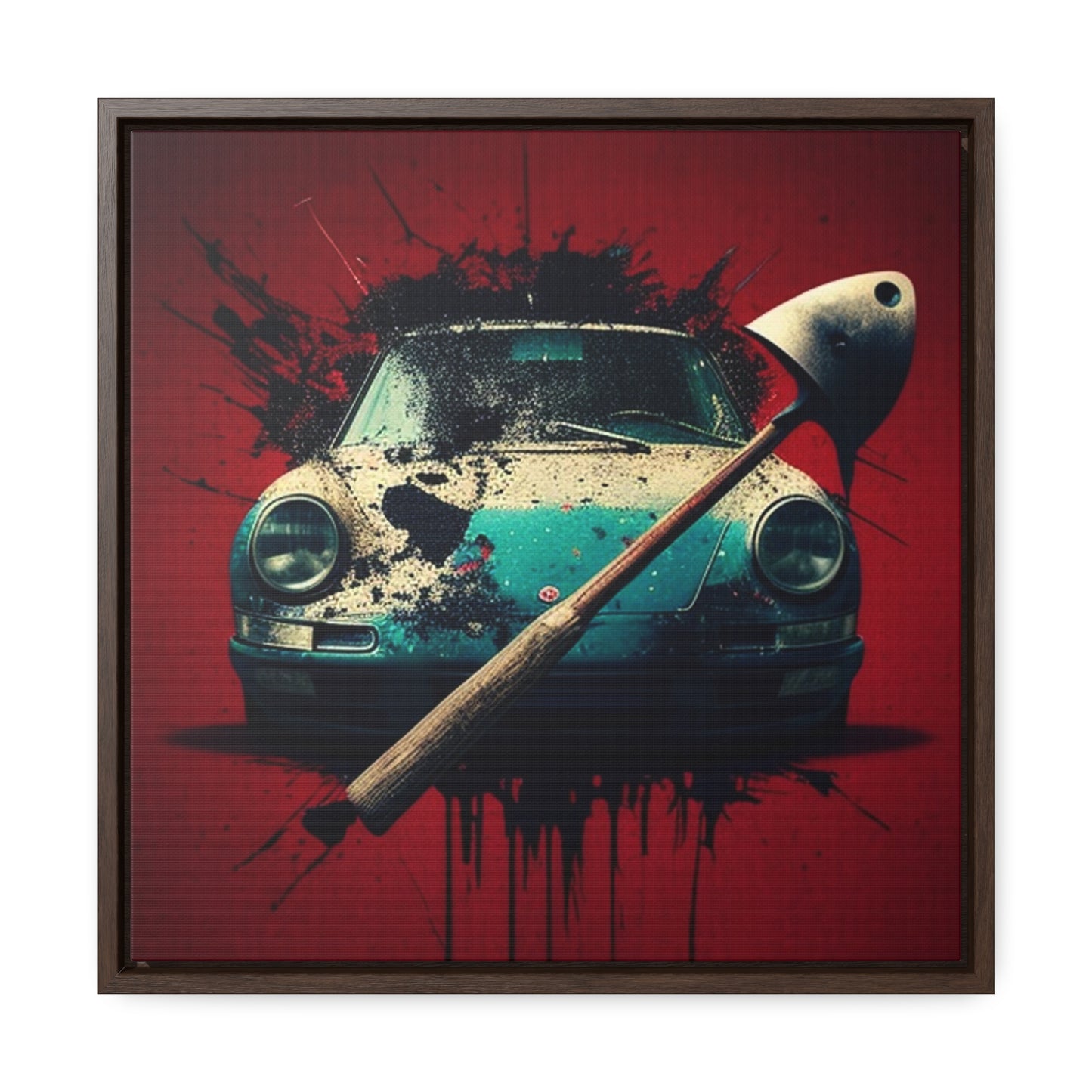 Gallery Canvas Wraps, Square Frame Porsche Abstract 1