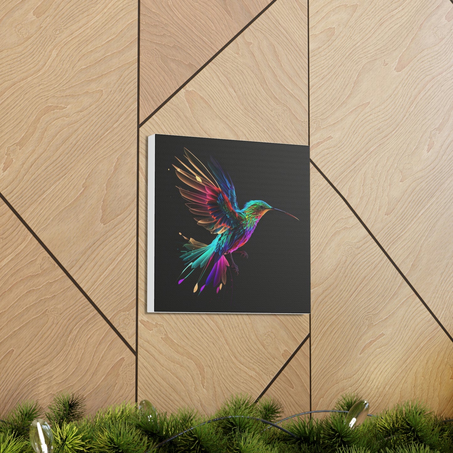 Hummingbird florescent glow