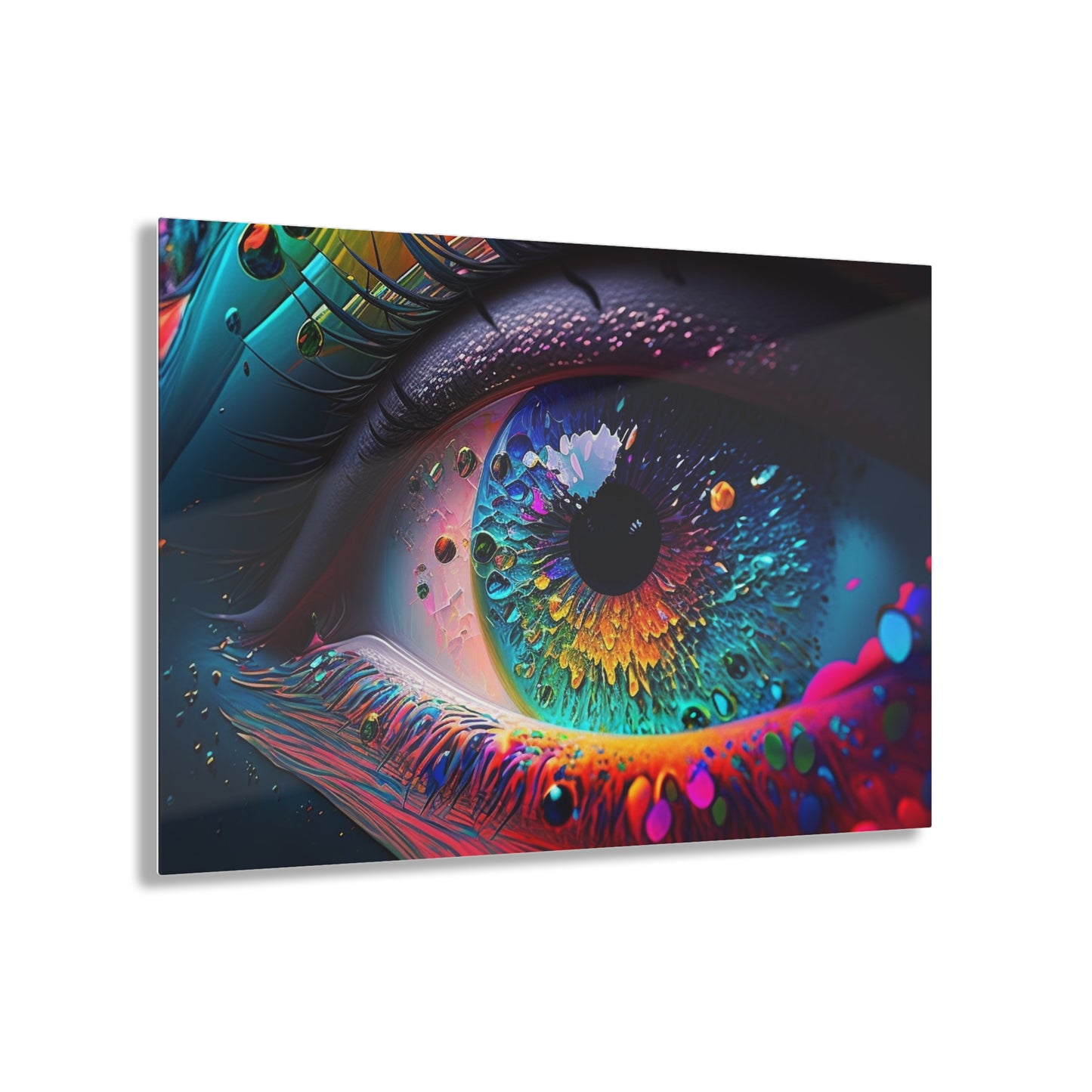 Acrylic Prints Macro Eye Photo 3