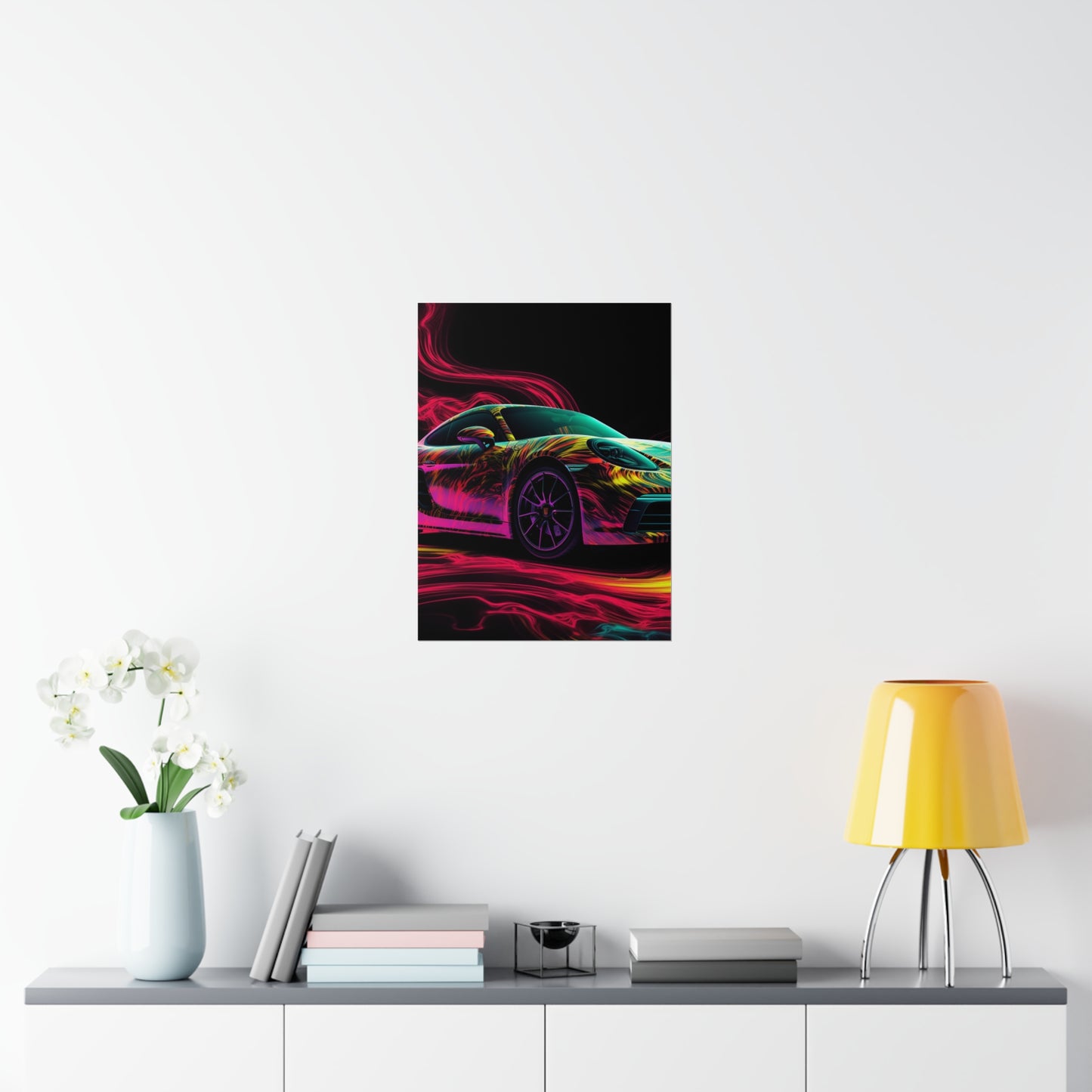 Premium Matte Vertical Posters Porsche Flair 1