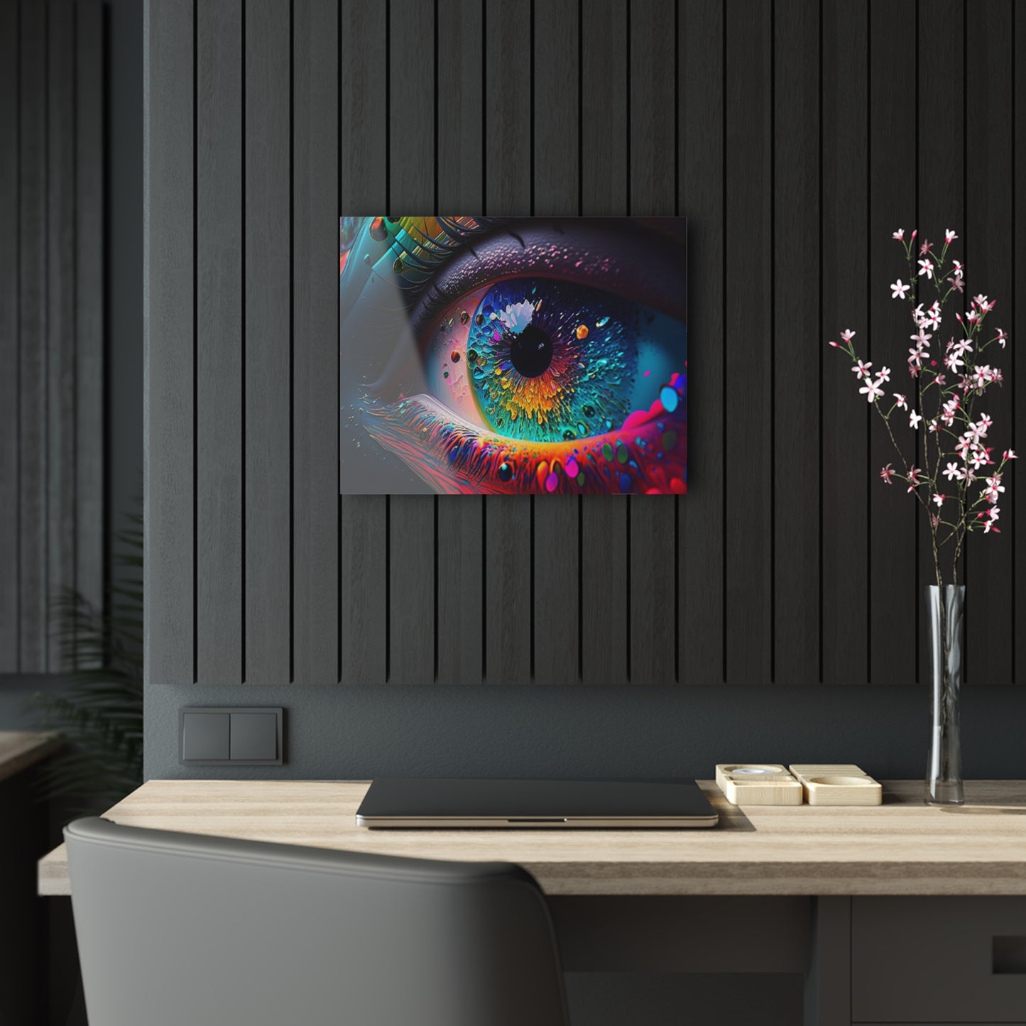 Acrylic Prints Macro Eye Photo 3