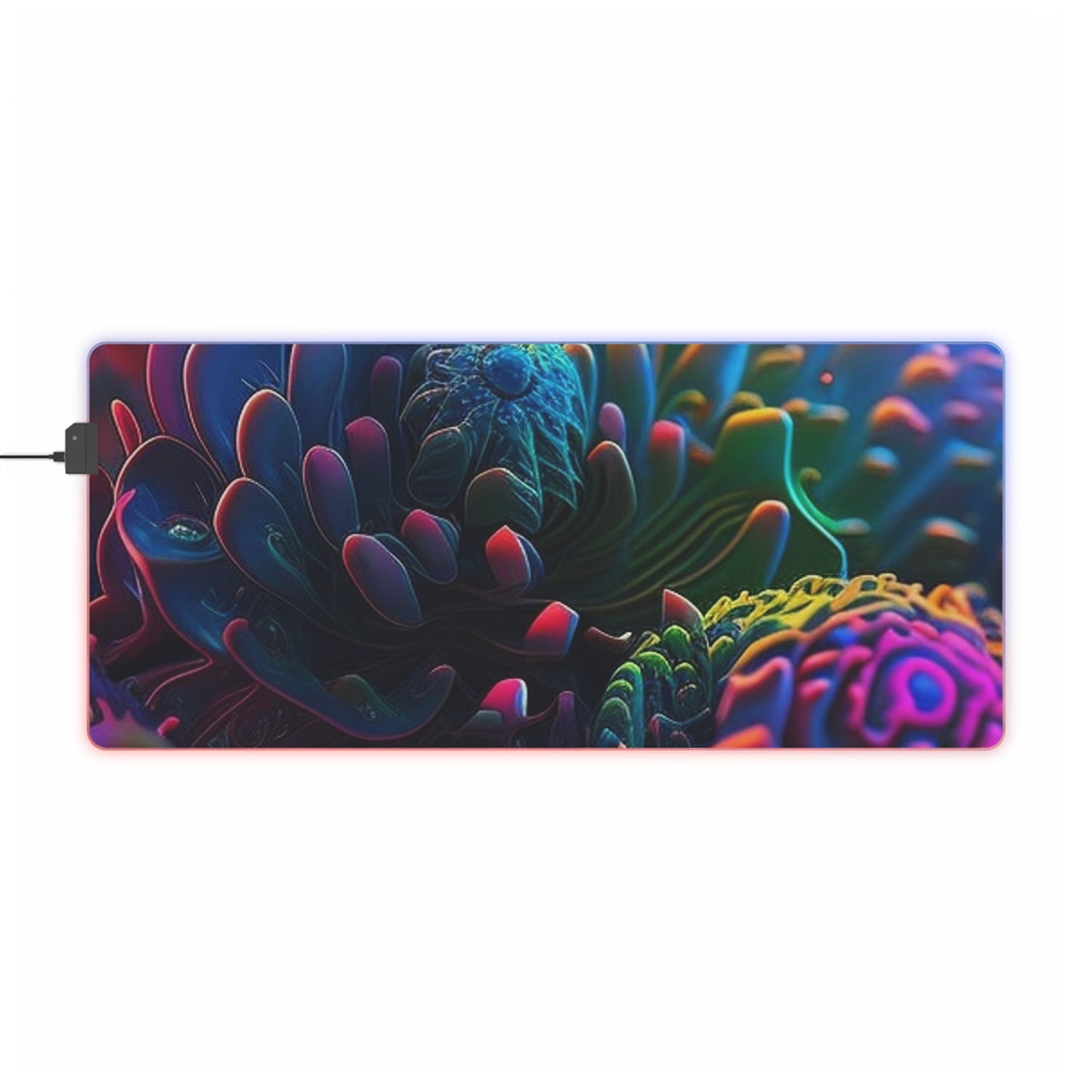 LED Gaming Mouse Pad Ocean Life Macro 4