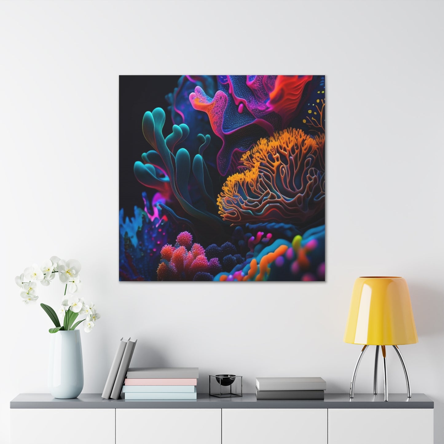 Canvas Gallery Wraps Macro Coral Reef 2