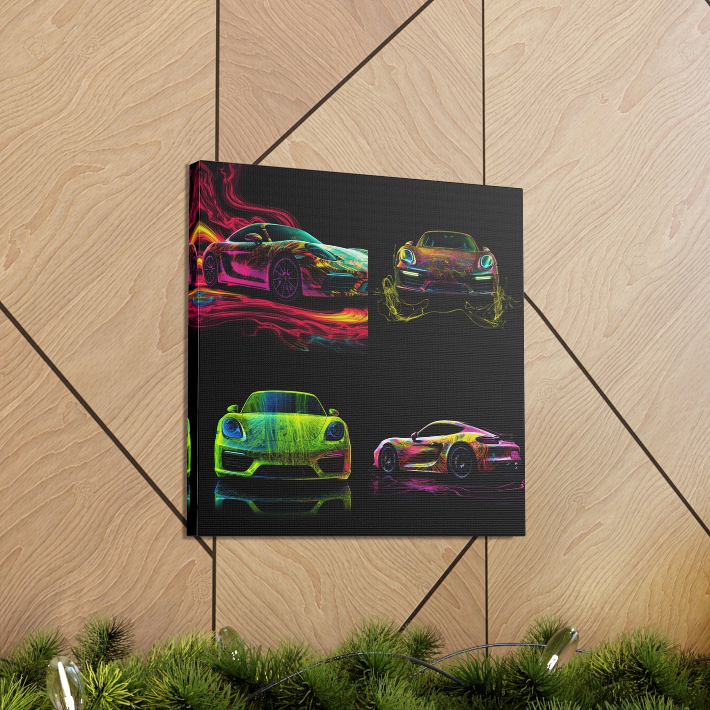 Canvas Gallery Wraps Porsche Flair 4 pack