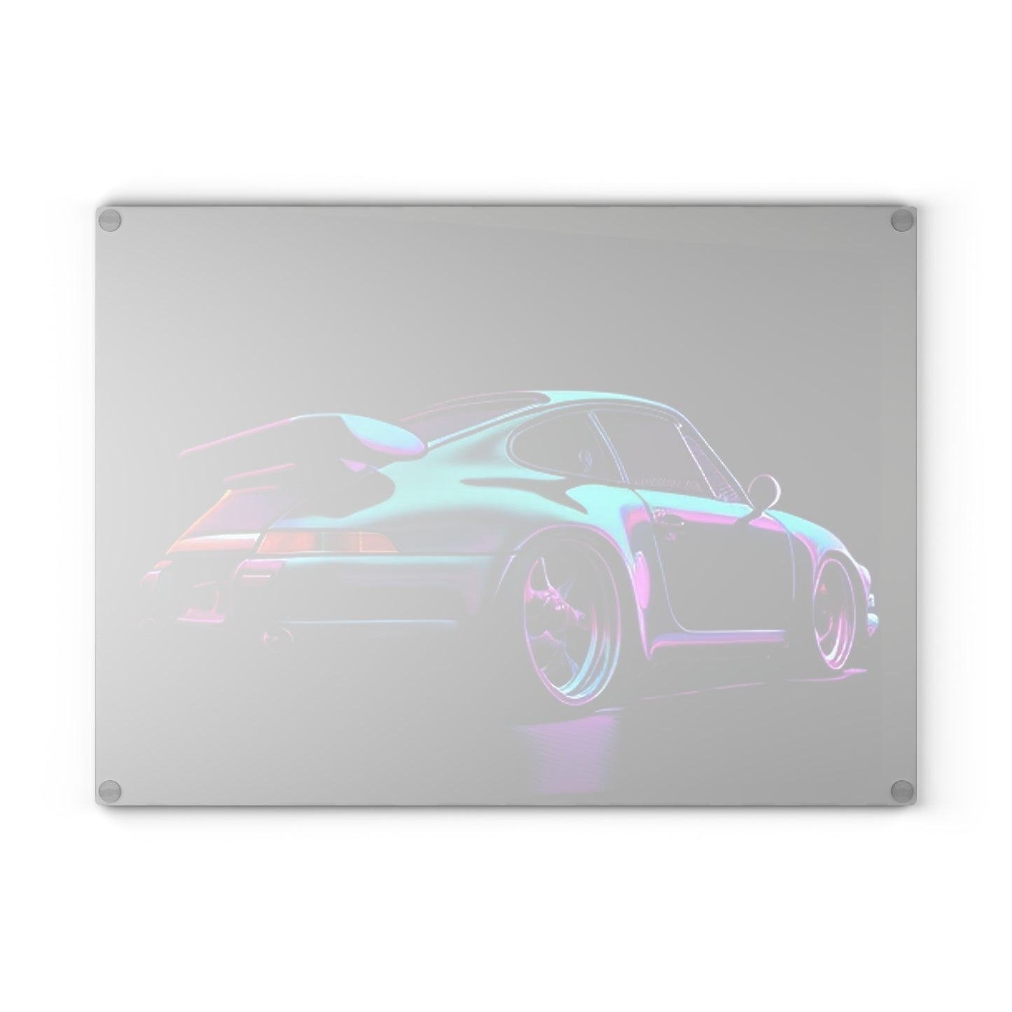 Glass Cutting Board Porsche Purple 2