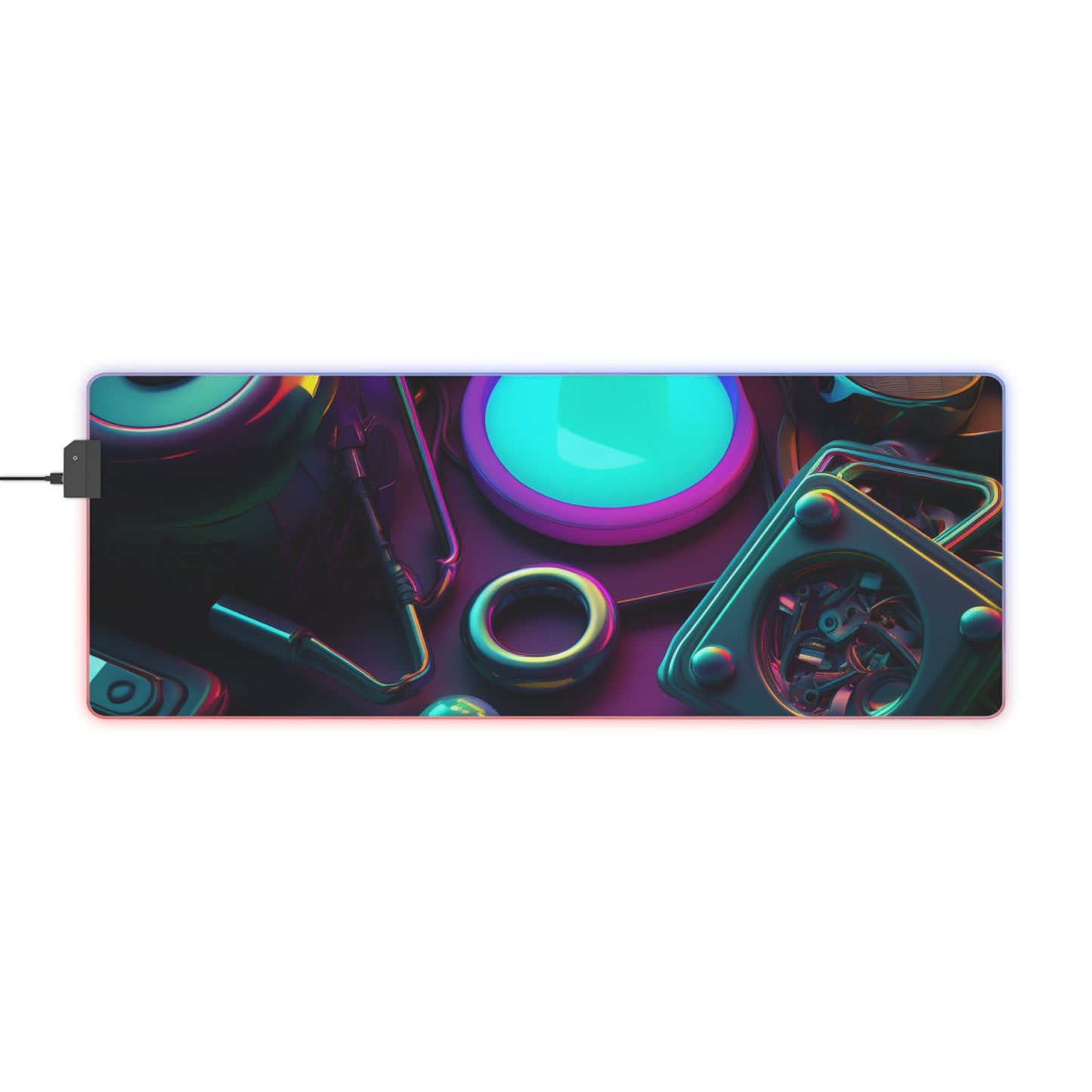 LED Gaming Mouse Pad Neon Glow 4