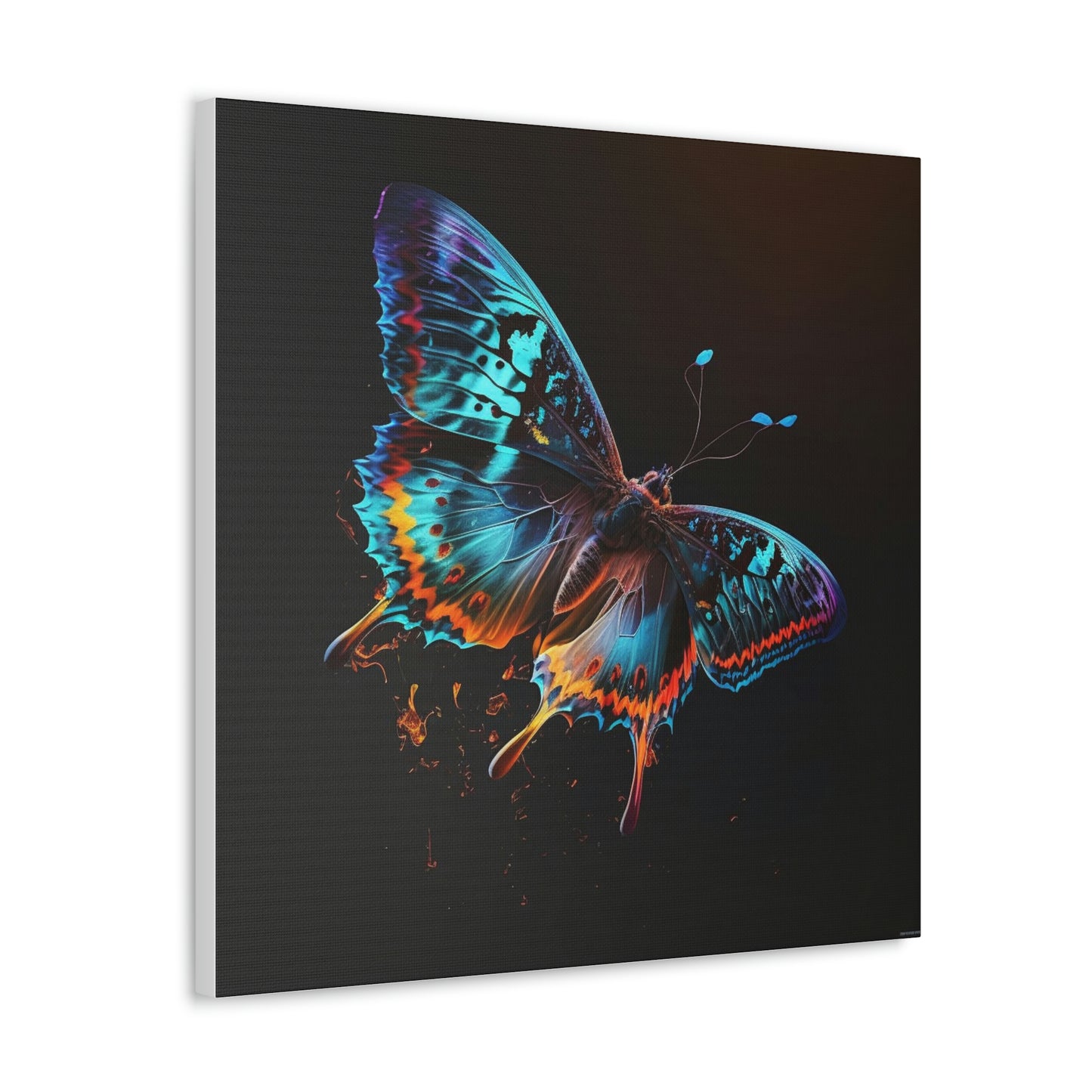 Butterfly florescent glow