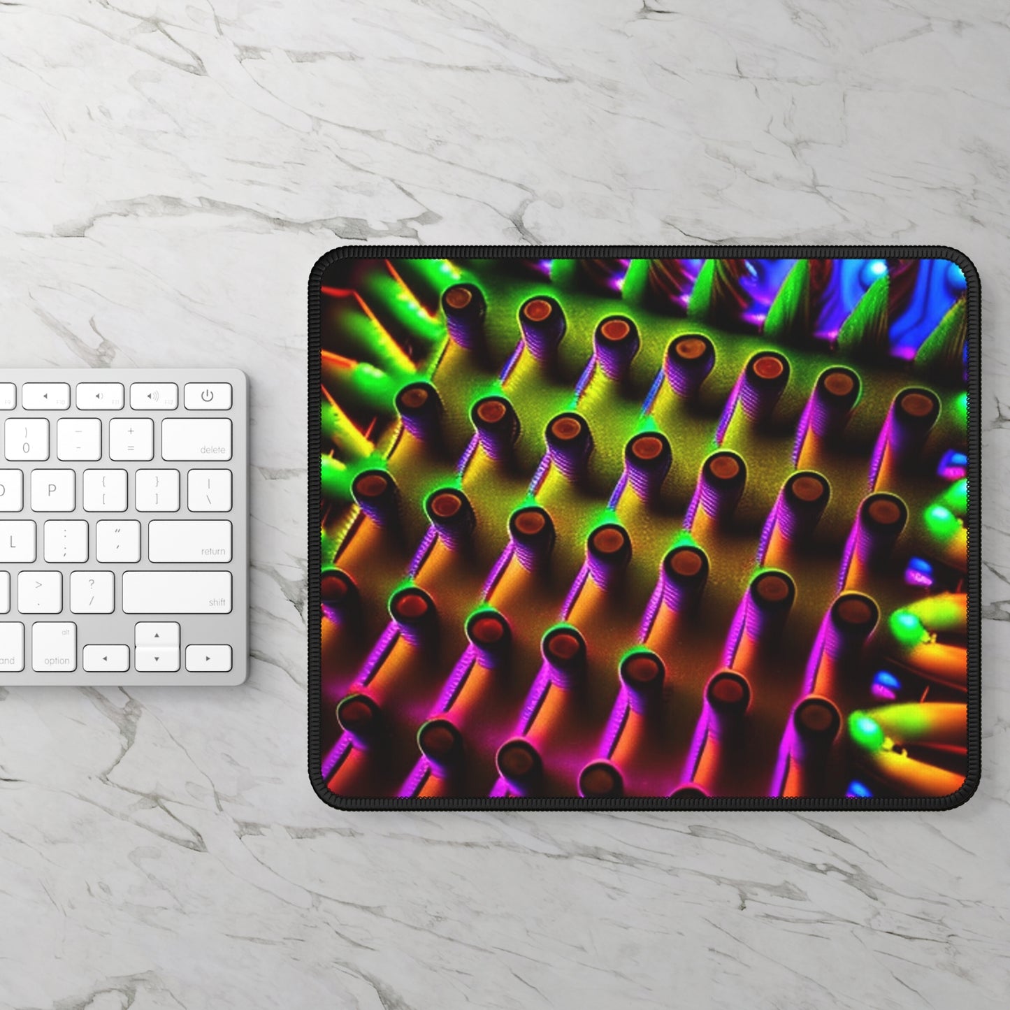 Gaming Mouse Pad  Macro Cactus neon square 1