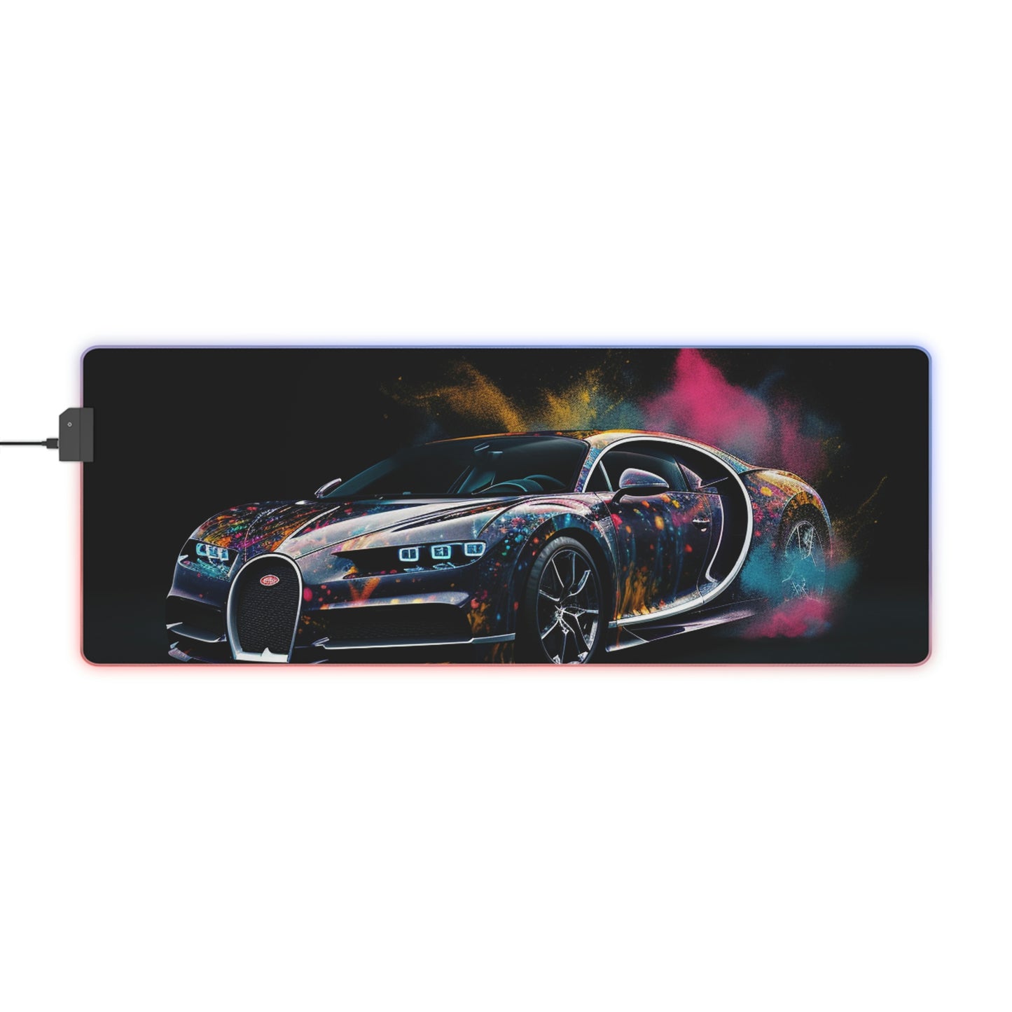LED Gaming Mouse Pad Hyper Bugatti 4