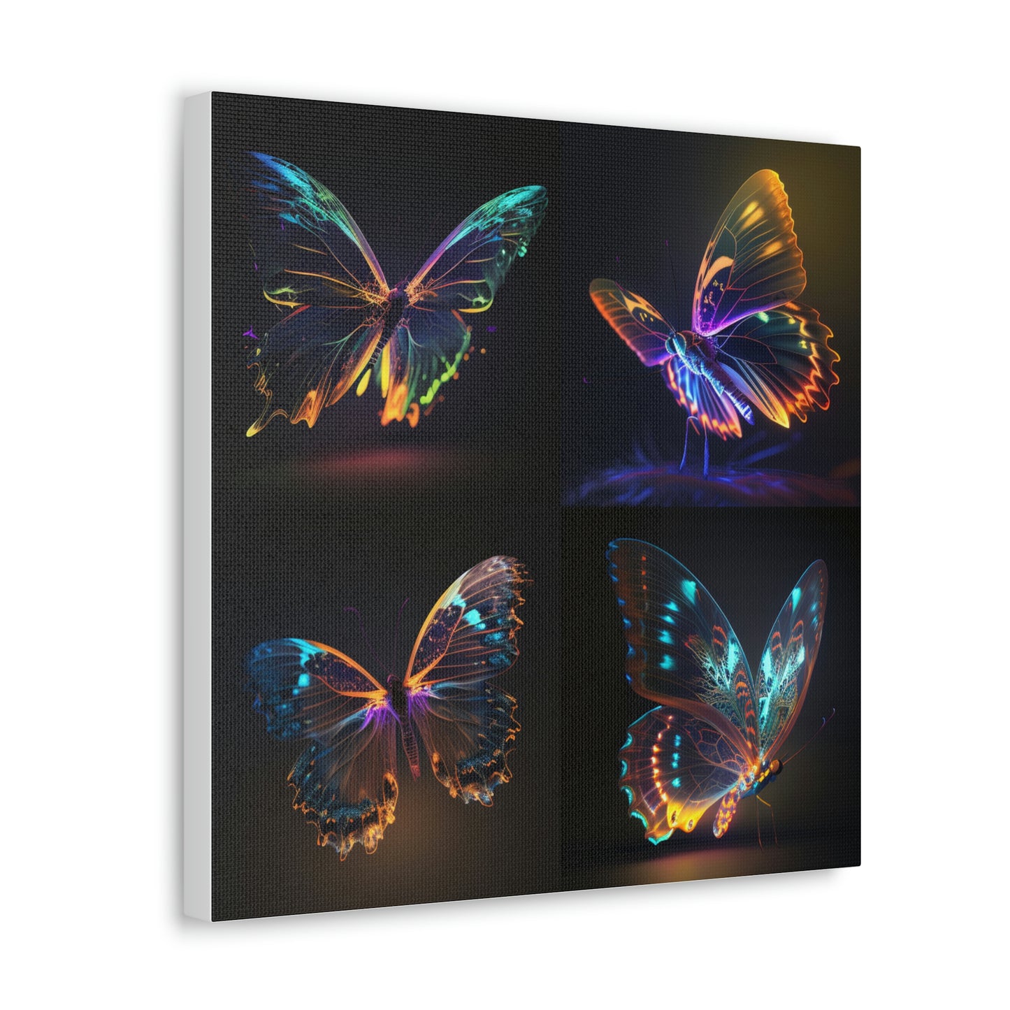 butterfly neon glow