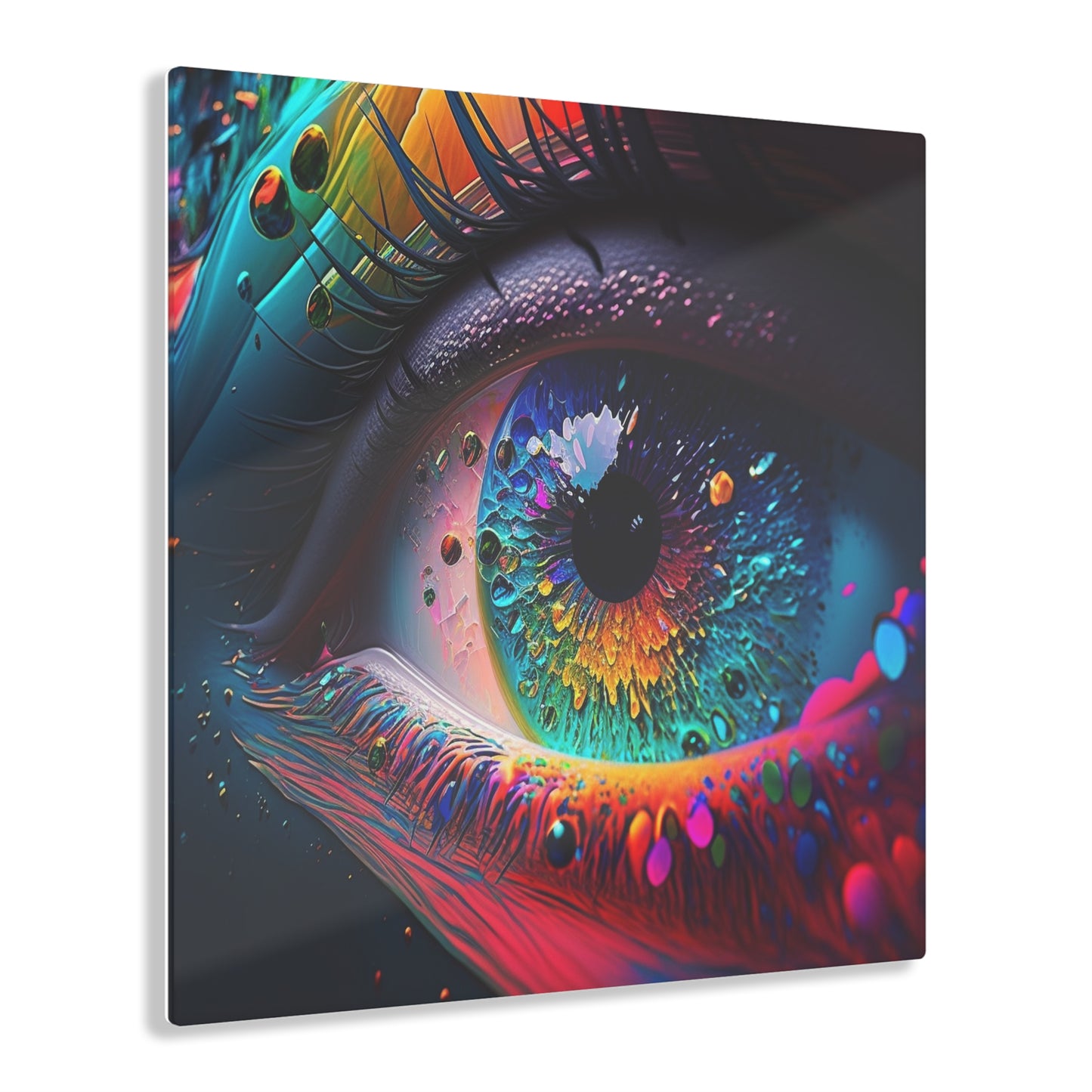 Acrylic Prints Macro Eye Photo 3