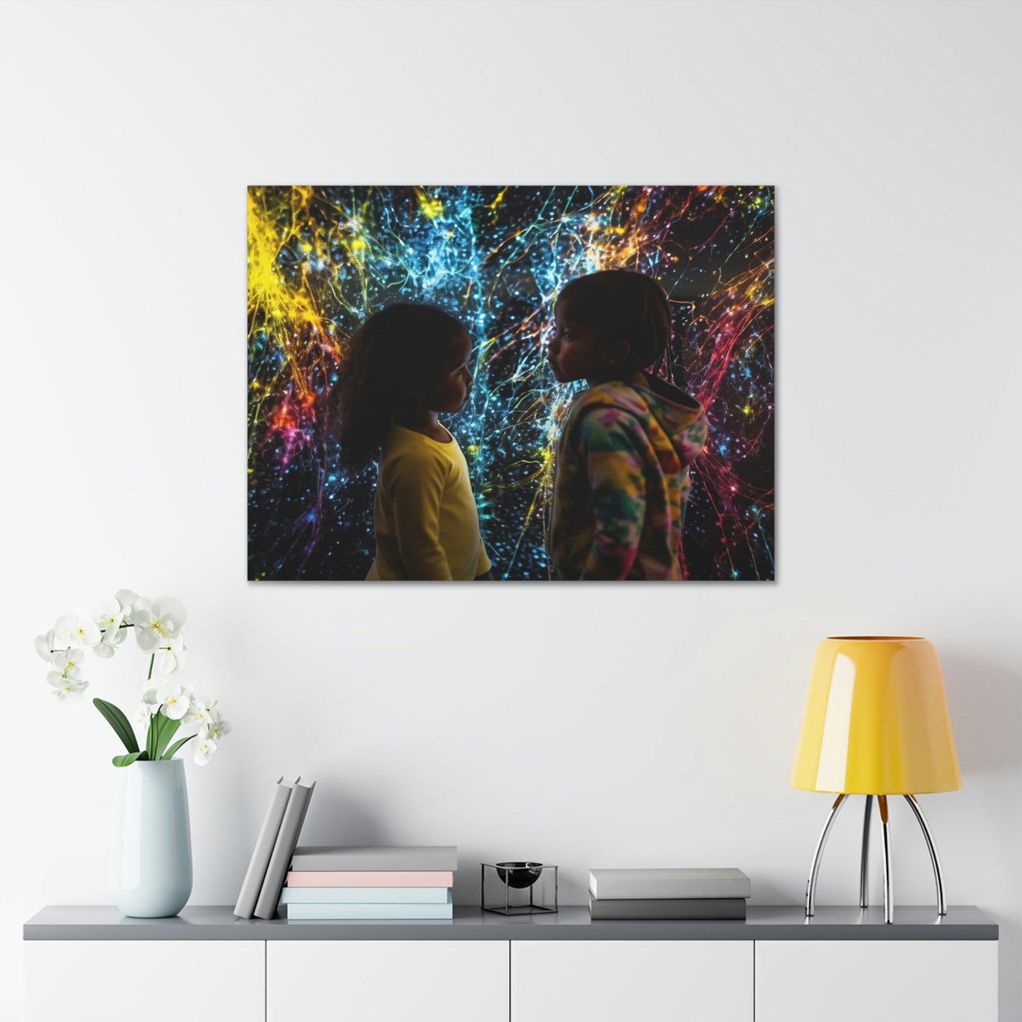 Canvas Gallery Wraps Kid Color Rain 2