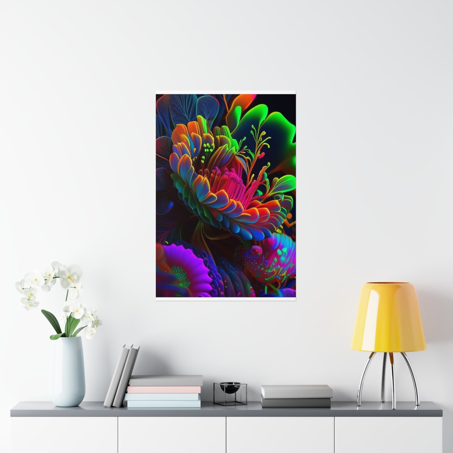 Premium Matte Vertical Posters Macro Florescent 2