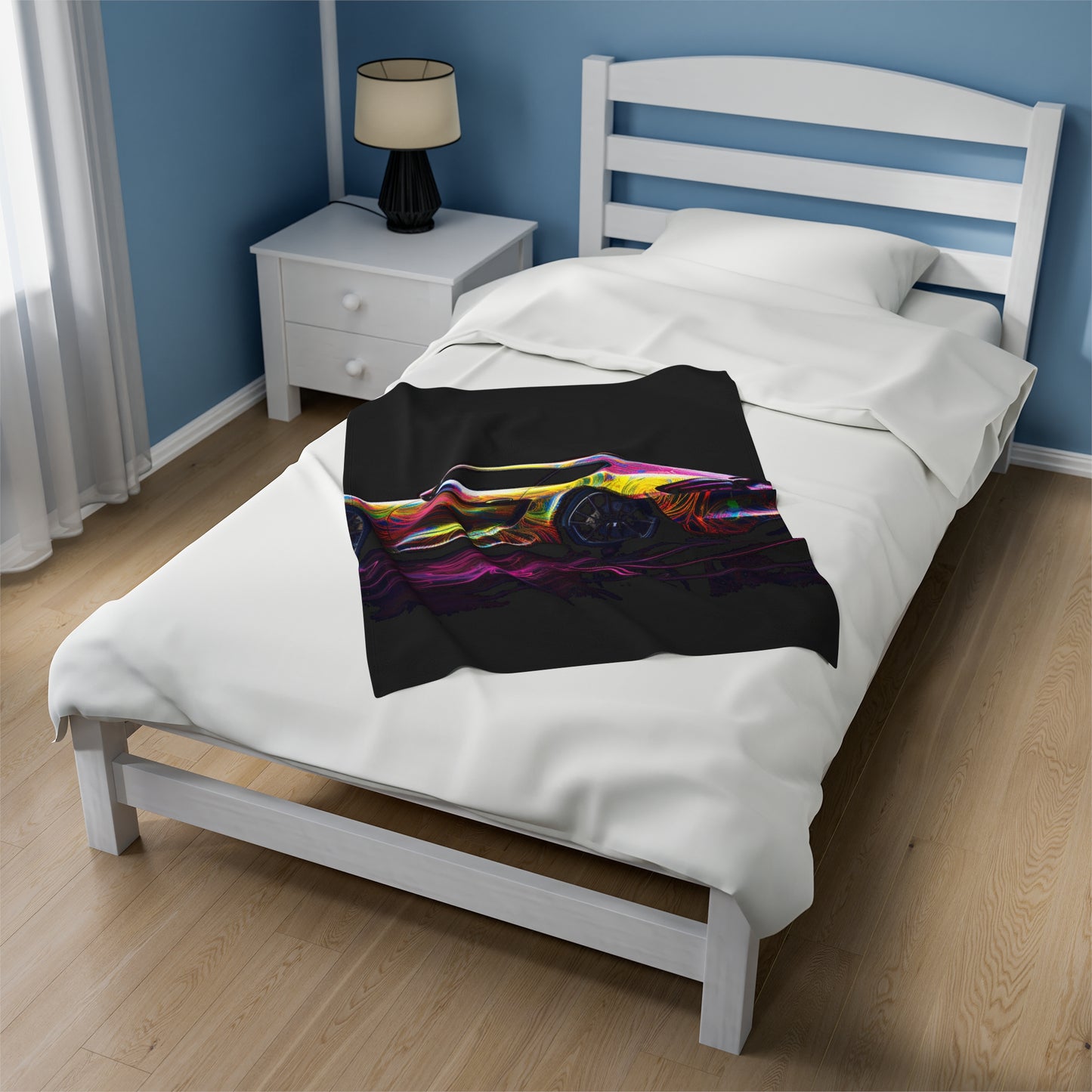 Velveteen Plush Blanket Porsche Flair 4