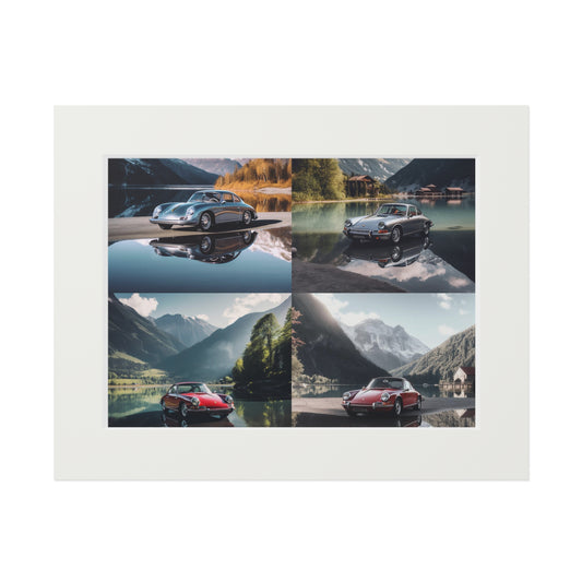 Fine Art Prints (Passepartout Paper Frame) Porsche Lake 5