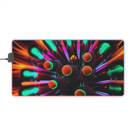 LED Gaming Mouse Pad Neon Macro 1