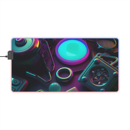 LED Gaming Mouse Pad Neon Glow 4