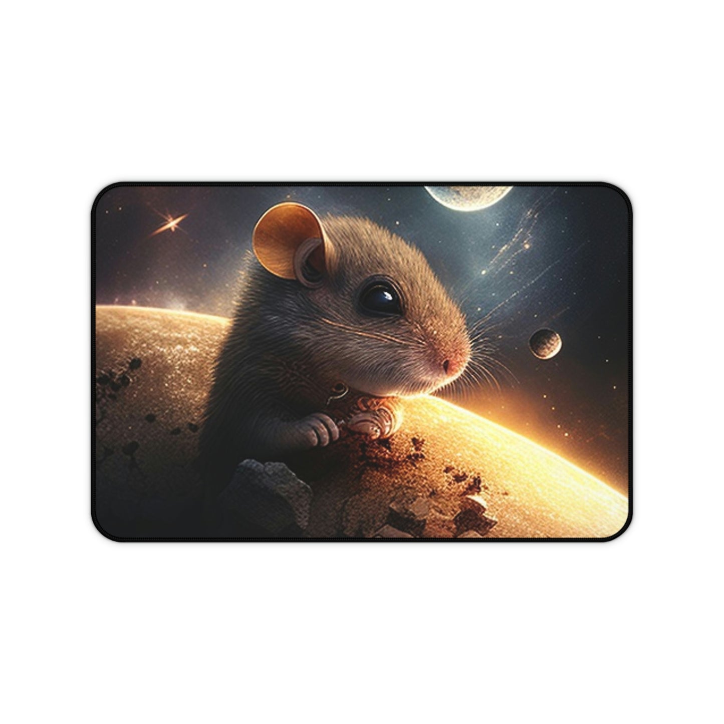 Desk Mat Mouse on the Moon 1