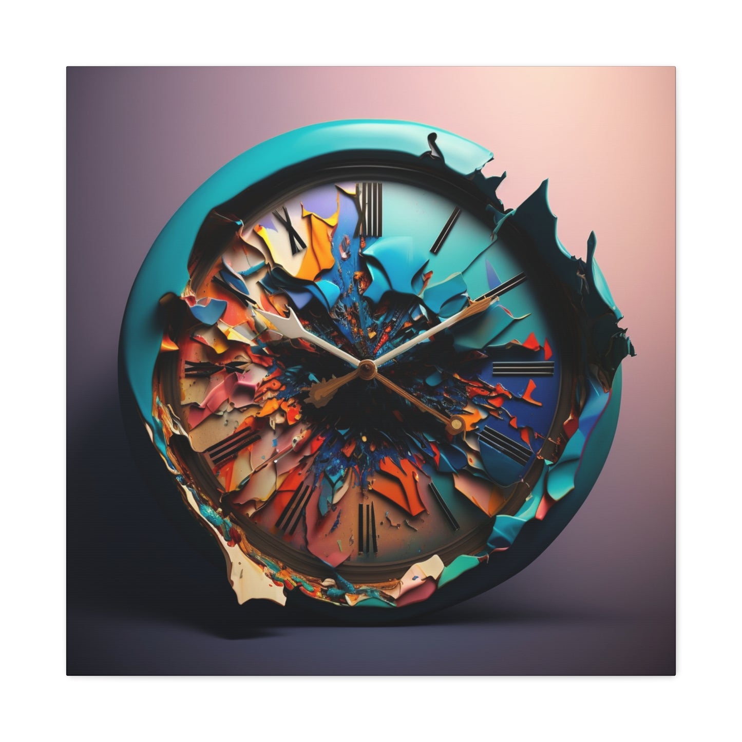 Abstract Color Clock 4