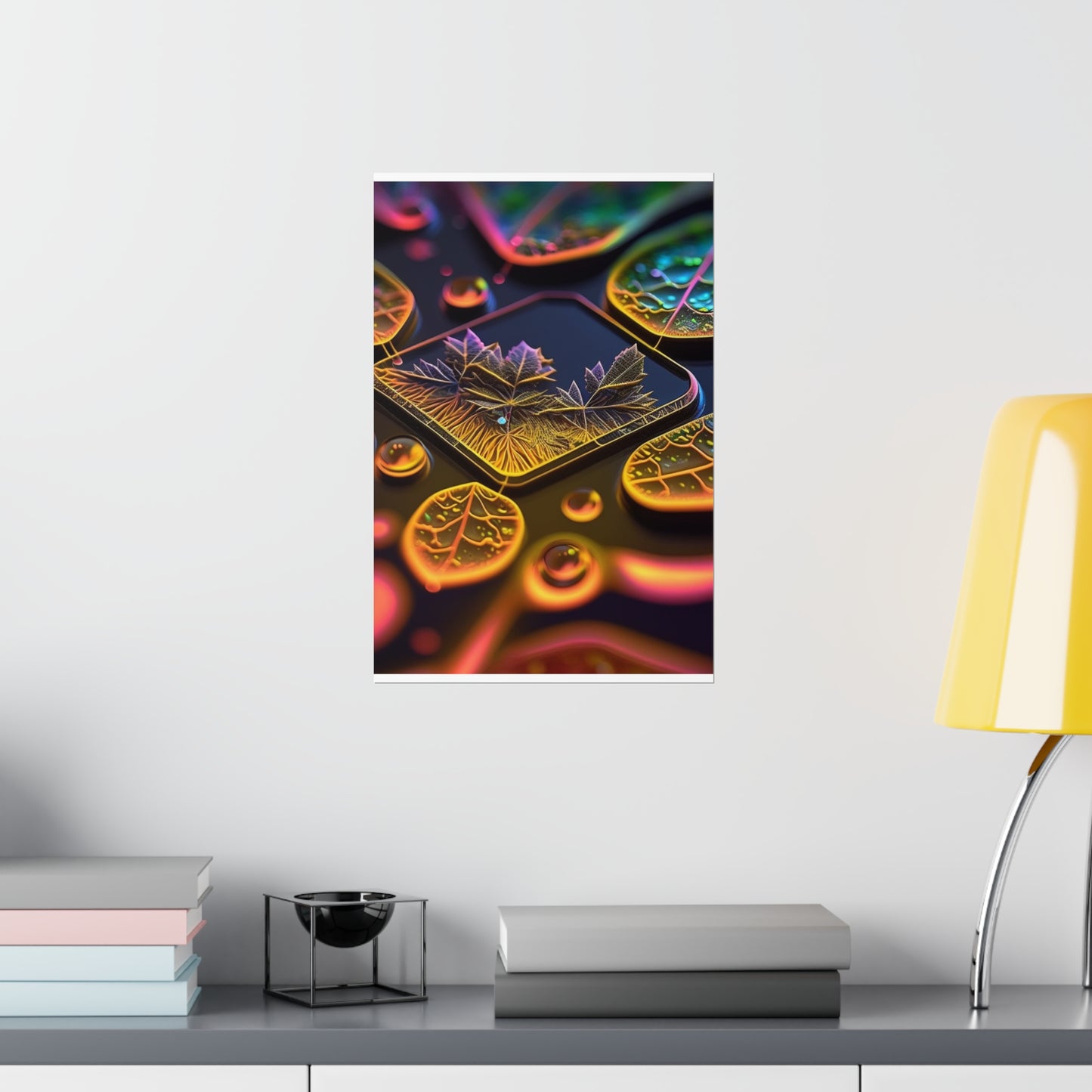 Premium Matte Vertical Posters Macro Florescent 4