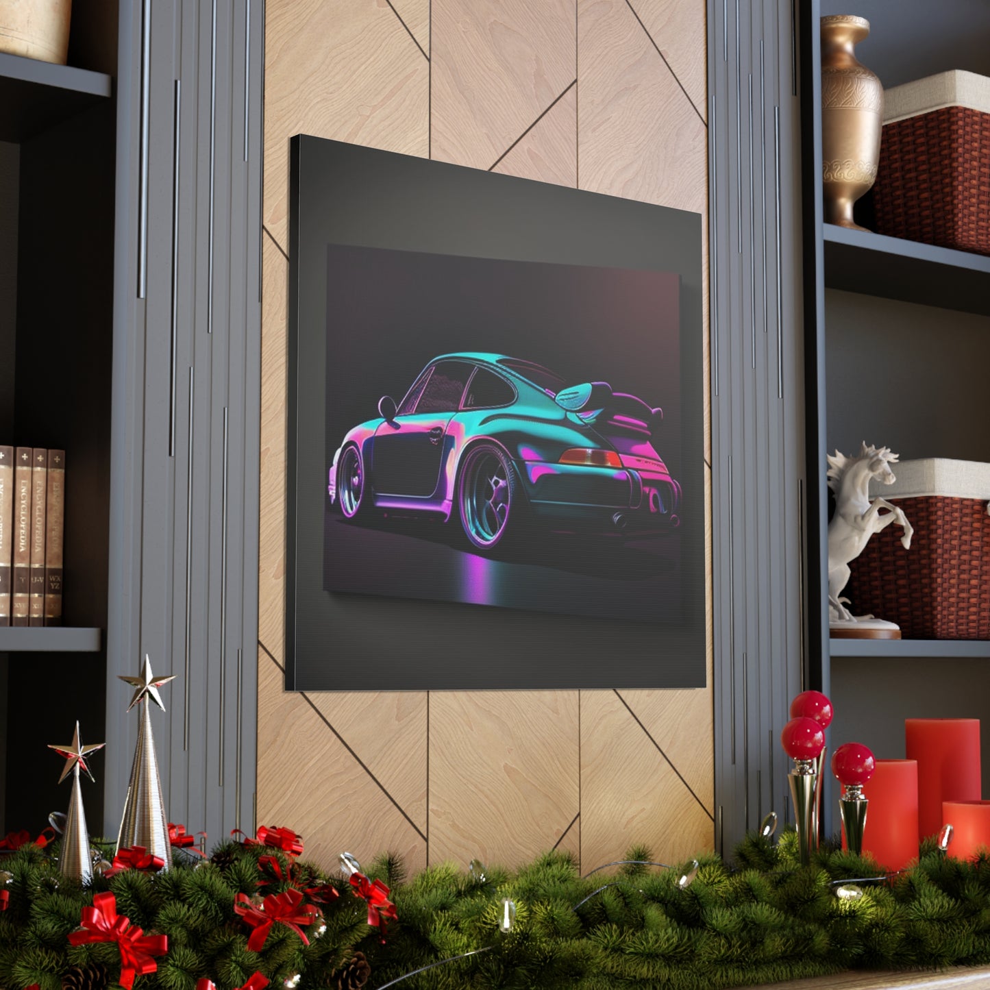 Canvas Gallery Wraps Porsche Purple 1