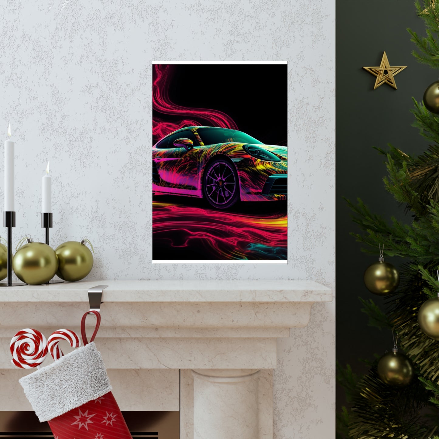 Premium Matte Vertical Posters Porsche Flair 1