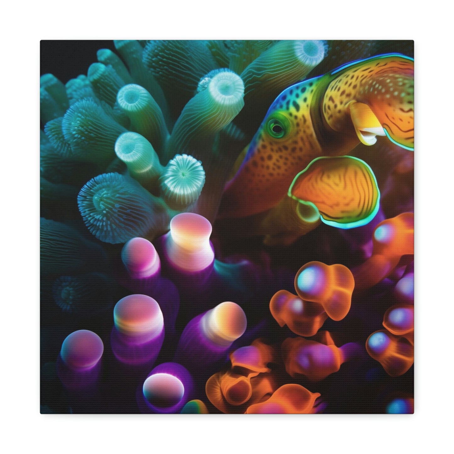 Canvas Gallery Wraps Ocean Anemone 2