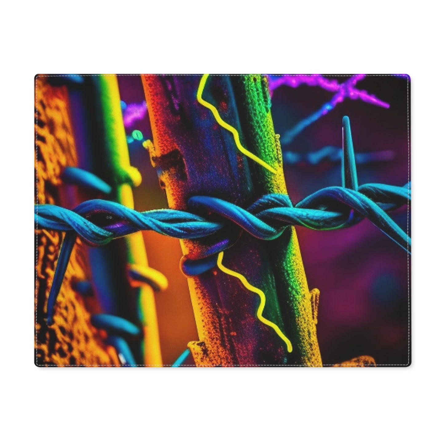 Placemat, 1pc Macro Neon Barb 2