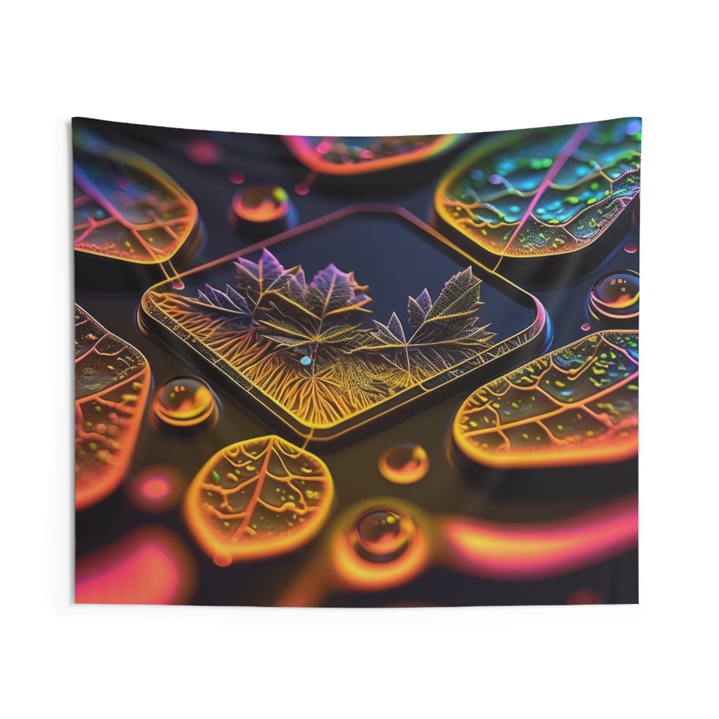 Indoor Wall Tapestries Macro Florescent 4