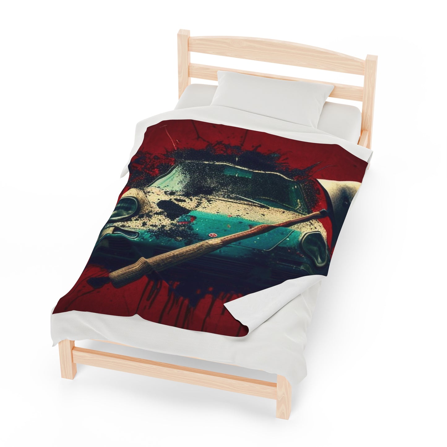 Velveteen Plush Blanket Porsche Abstract 1