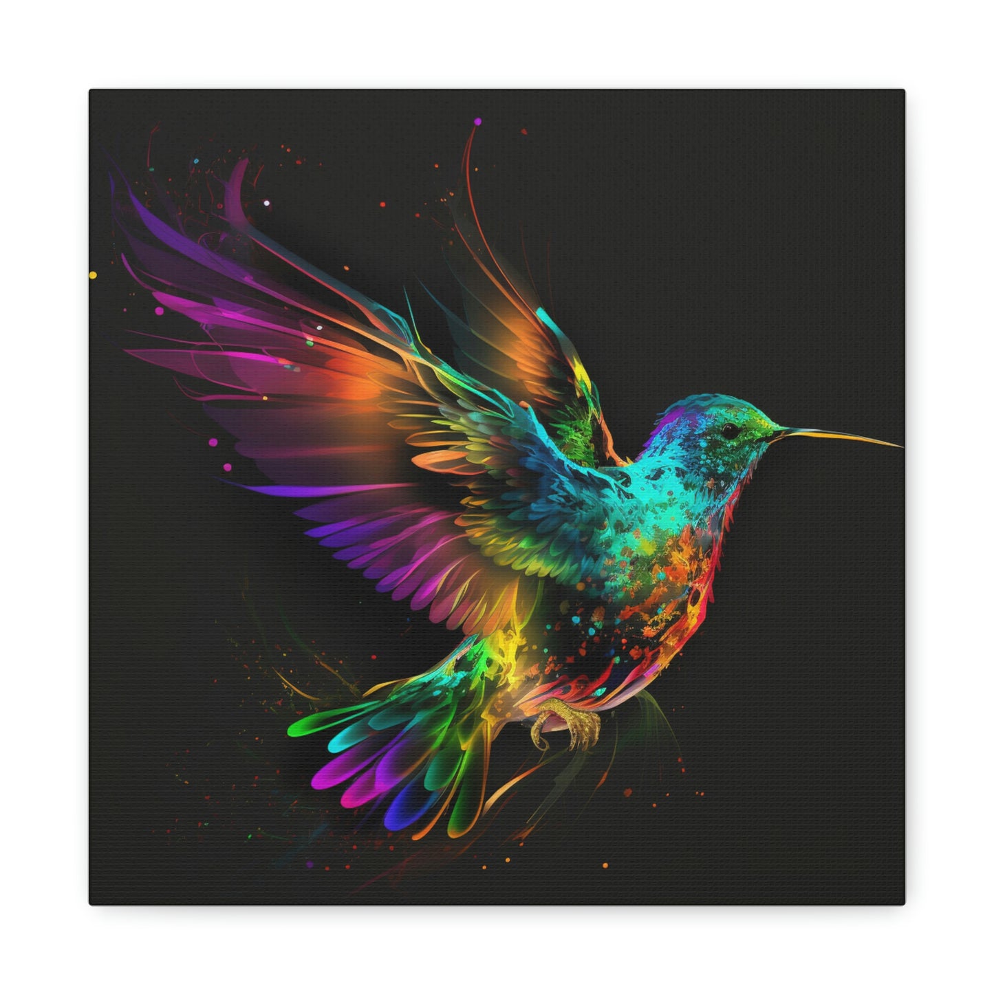 Hummingbird florescent glow