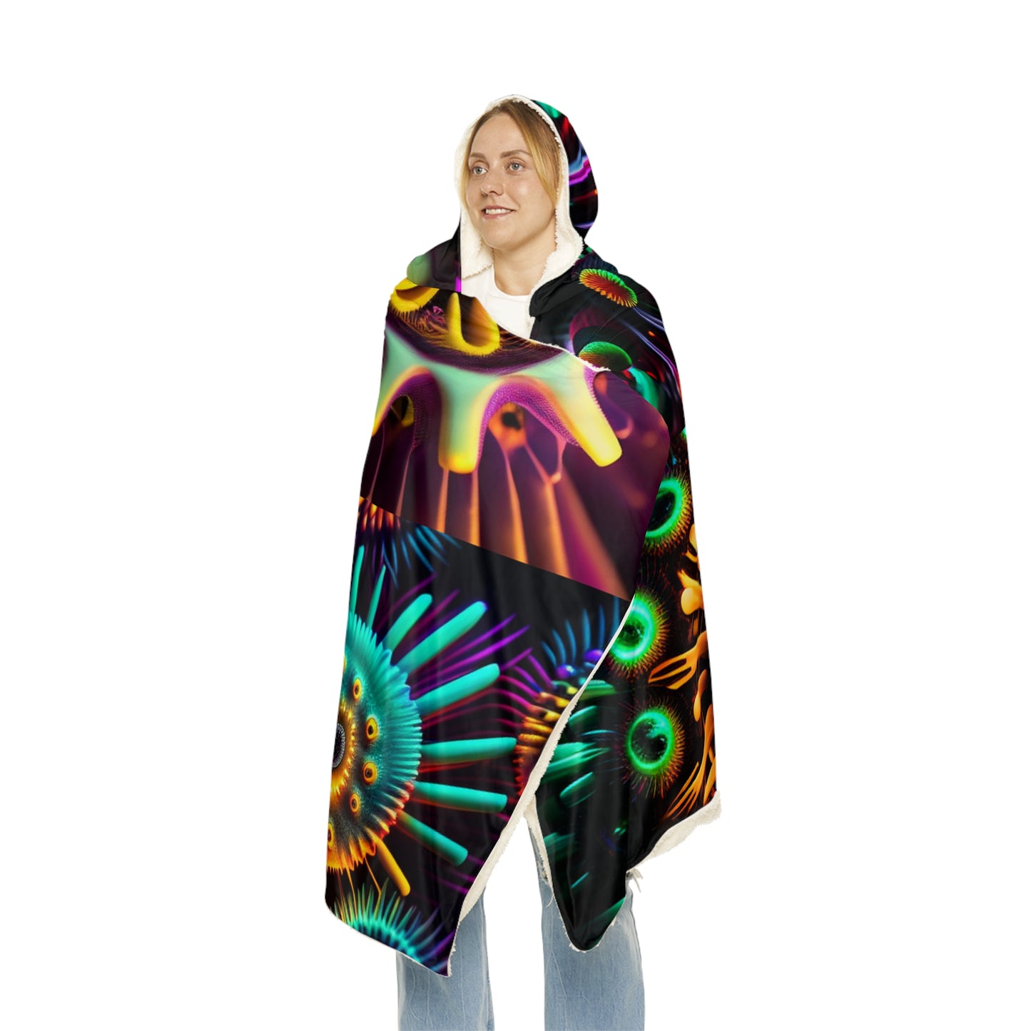 Snuggle Blanket Neon Macro